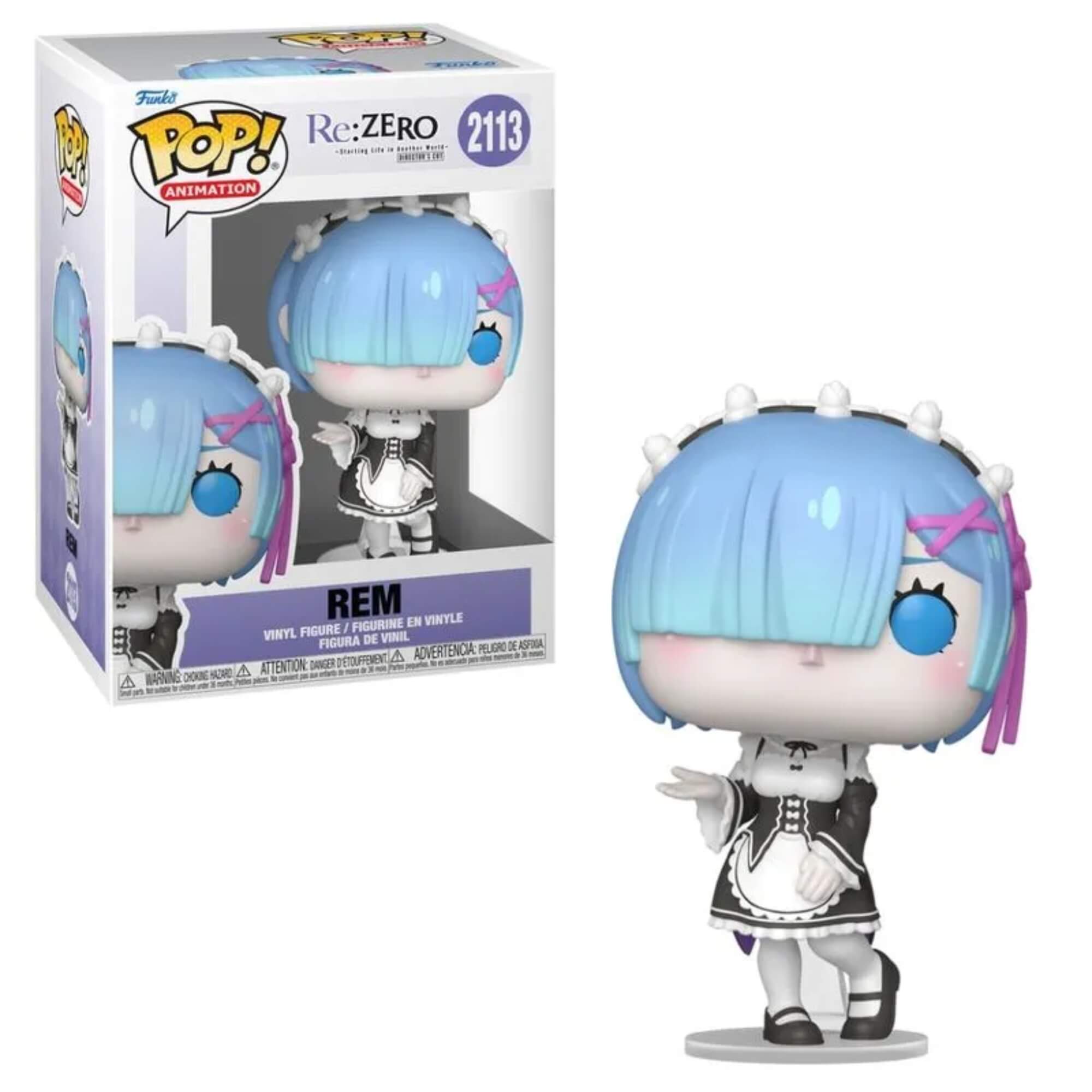 Boneco Funko Pop Re:Zero Rem Com Chase Colecionável Candide - 12487