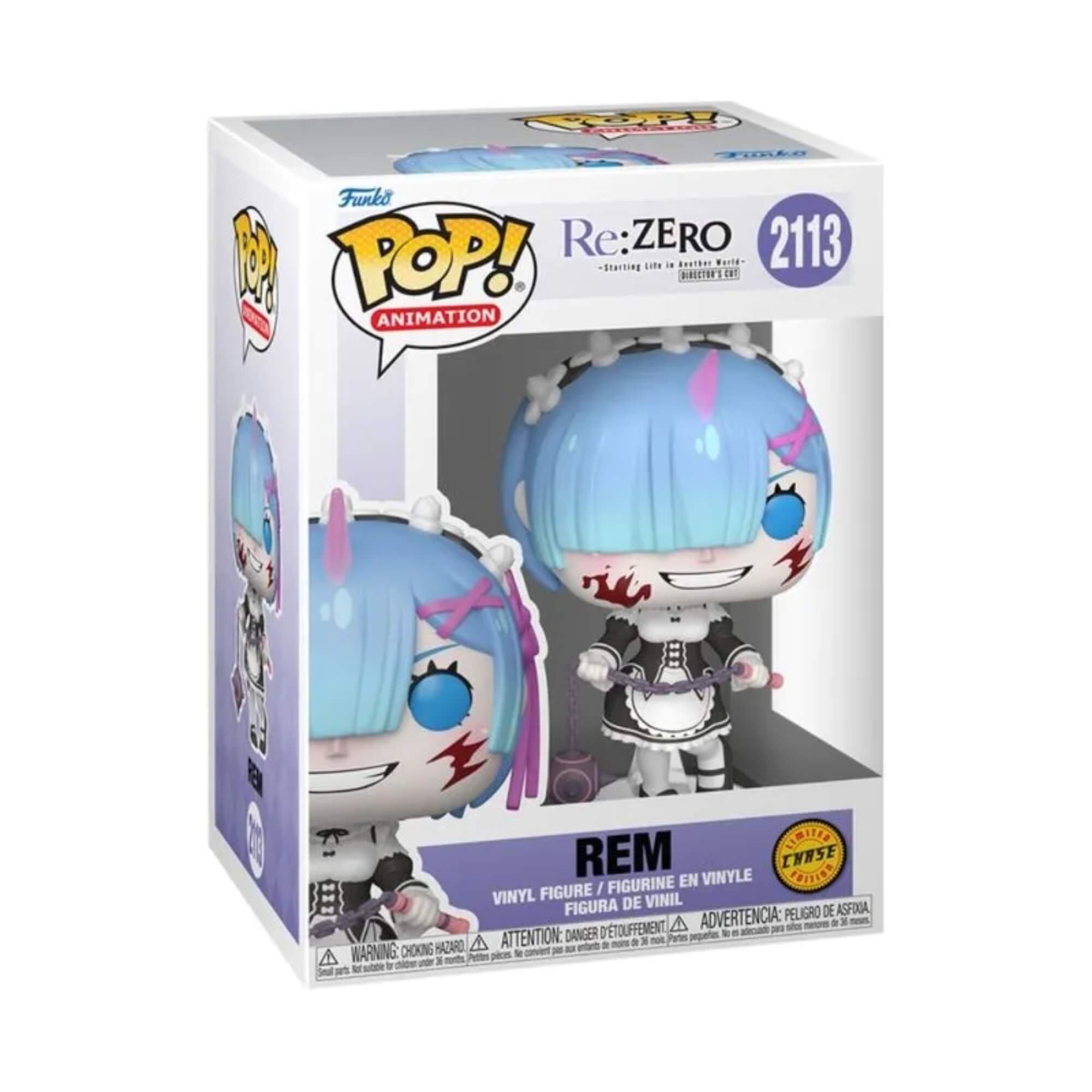 Boneco Funko Pop Re:Zero Rem Com Chase Colecionável Candide - 12487