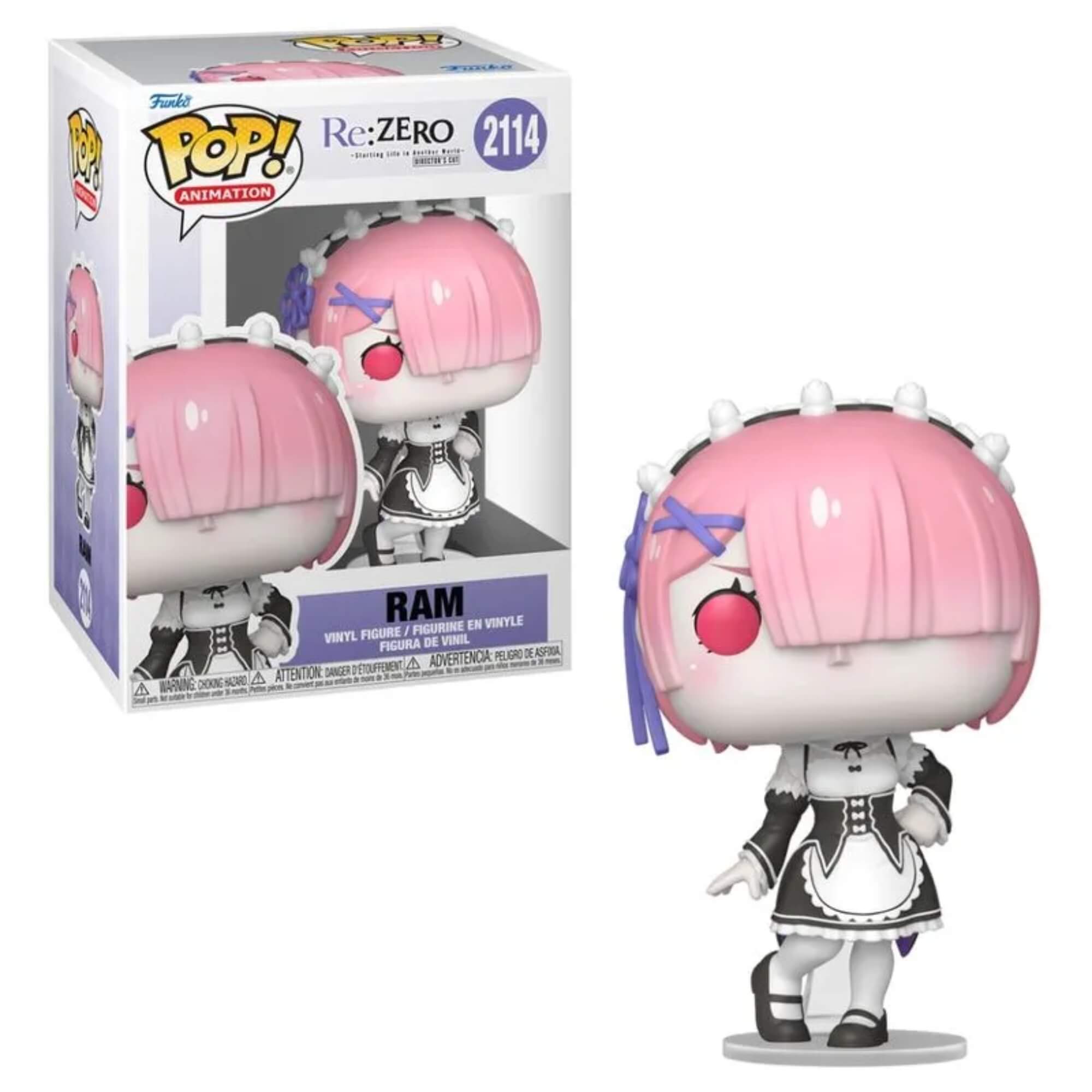 Boneco Funko Pop Re:Zero Ram Colecionável Candide - 12486