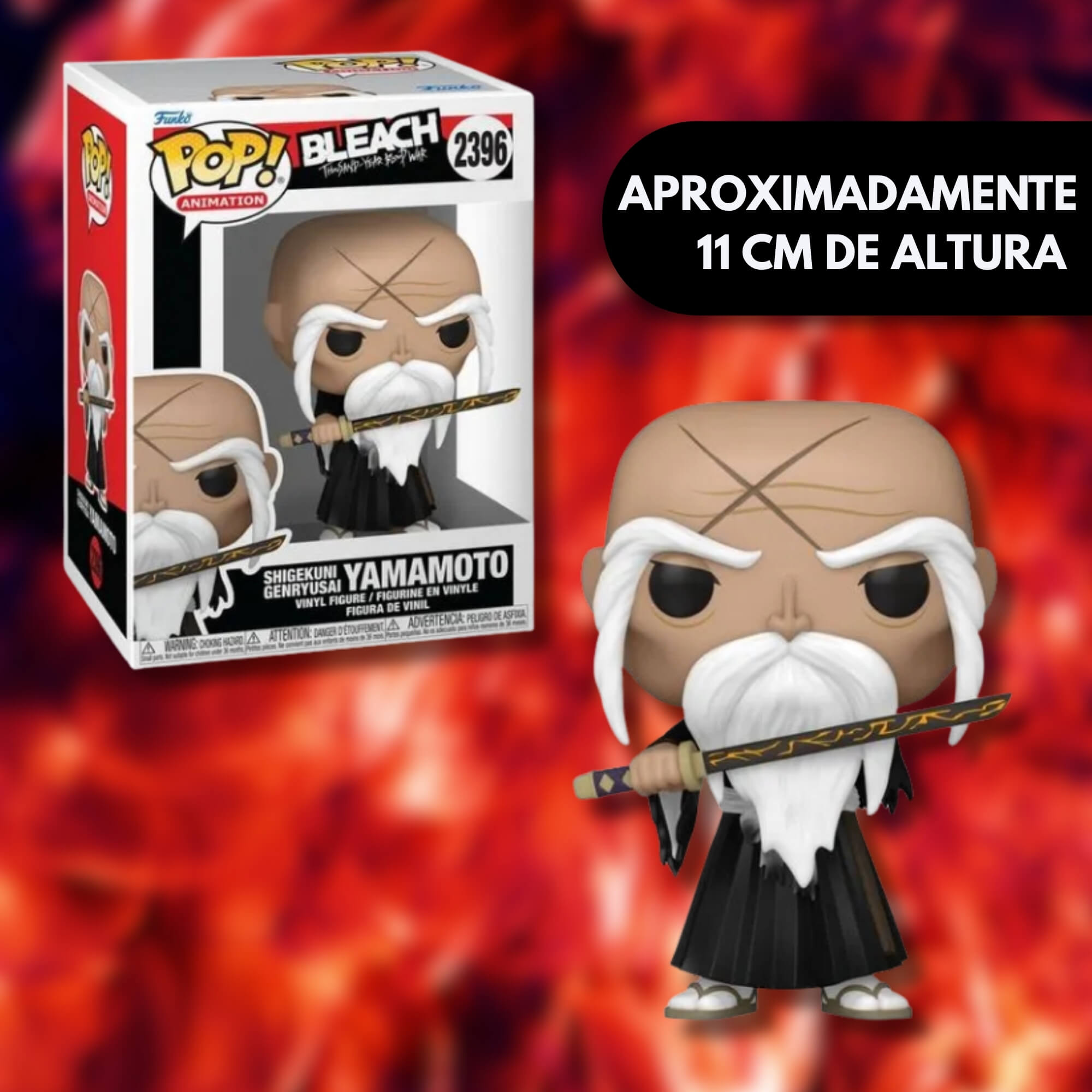 Boneco Colecionável Funko Pop! Bleach A Guerra Sangrenta de Mil Anos - Yamamoto Candide - 13007
