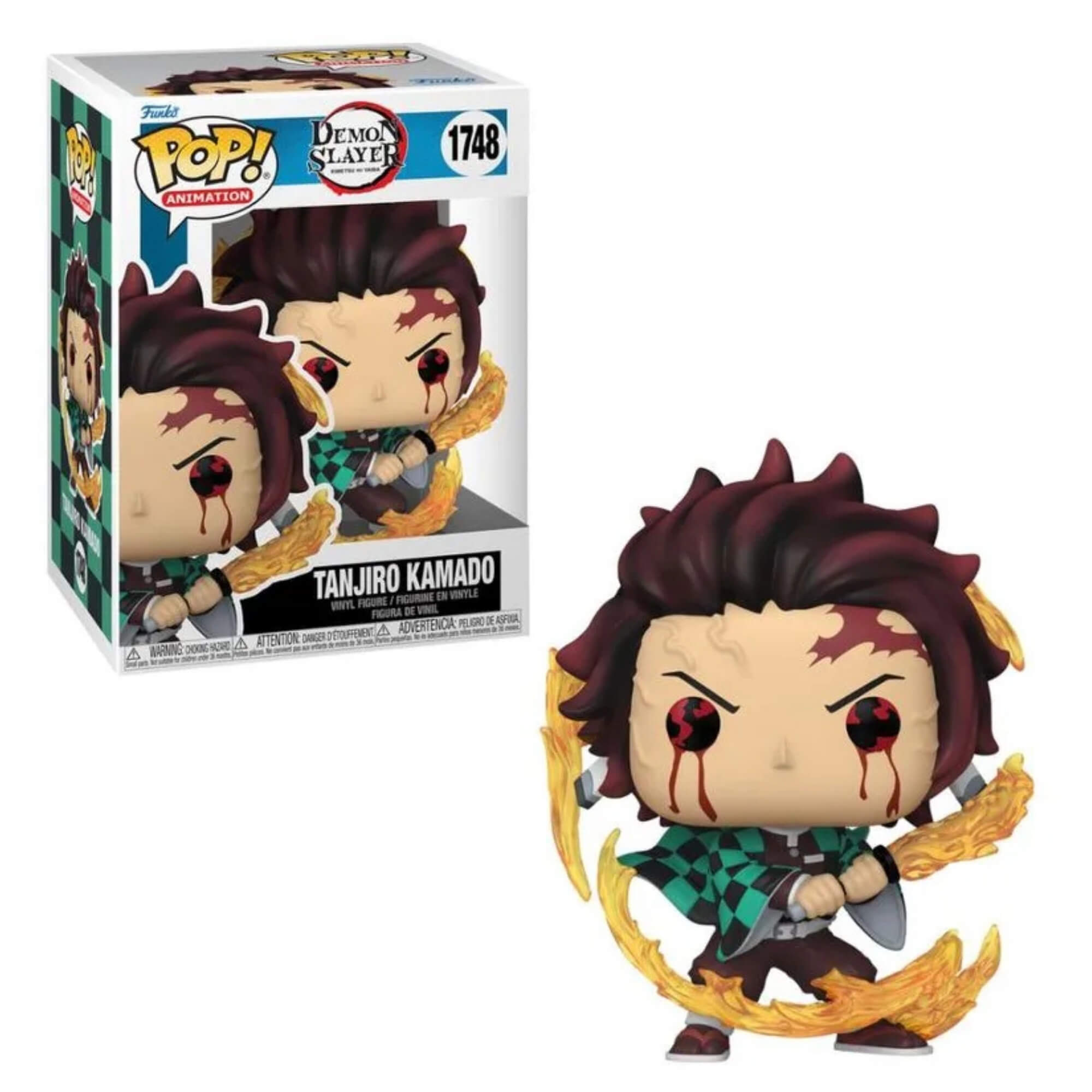 Boneco Colecionável Funko Pop! Demon Slayer - Tanjiro Respiracao do Sol Candide - 11691