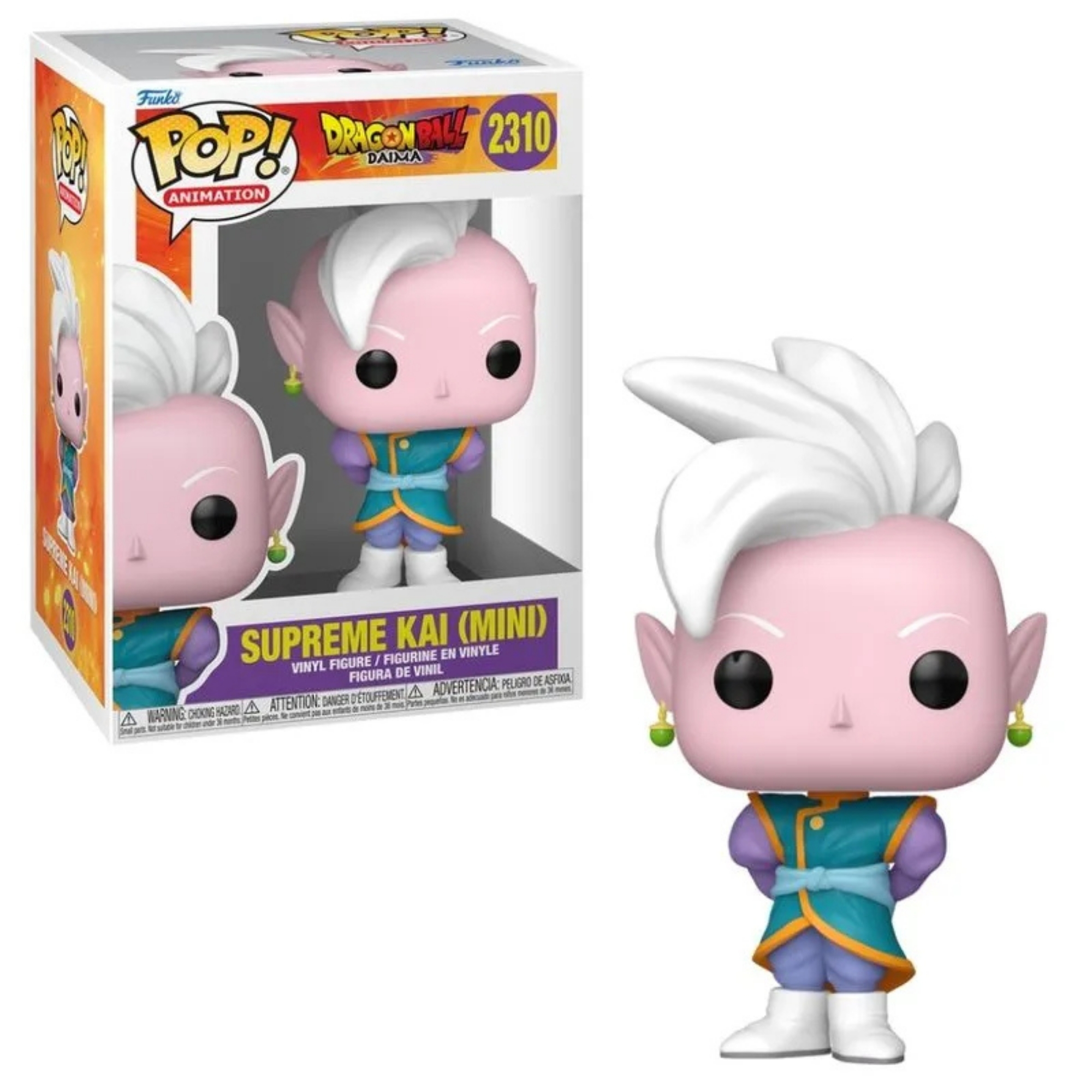 Boneco Colecionável Funko Pop! Dragon Ball Daima - Supremo Senhor Kaioh Candide - 12877