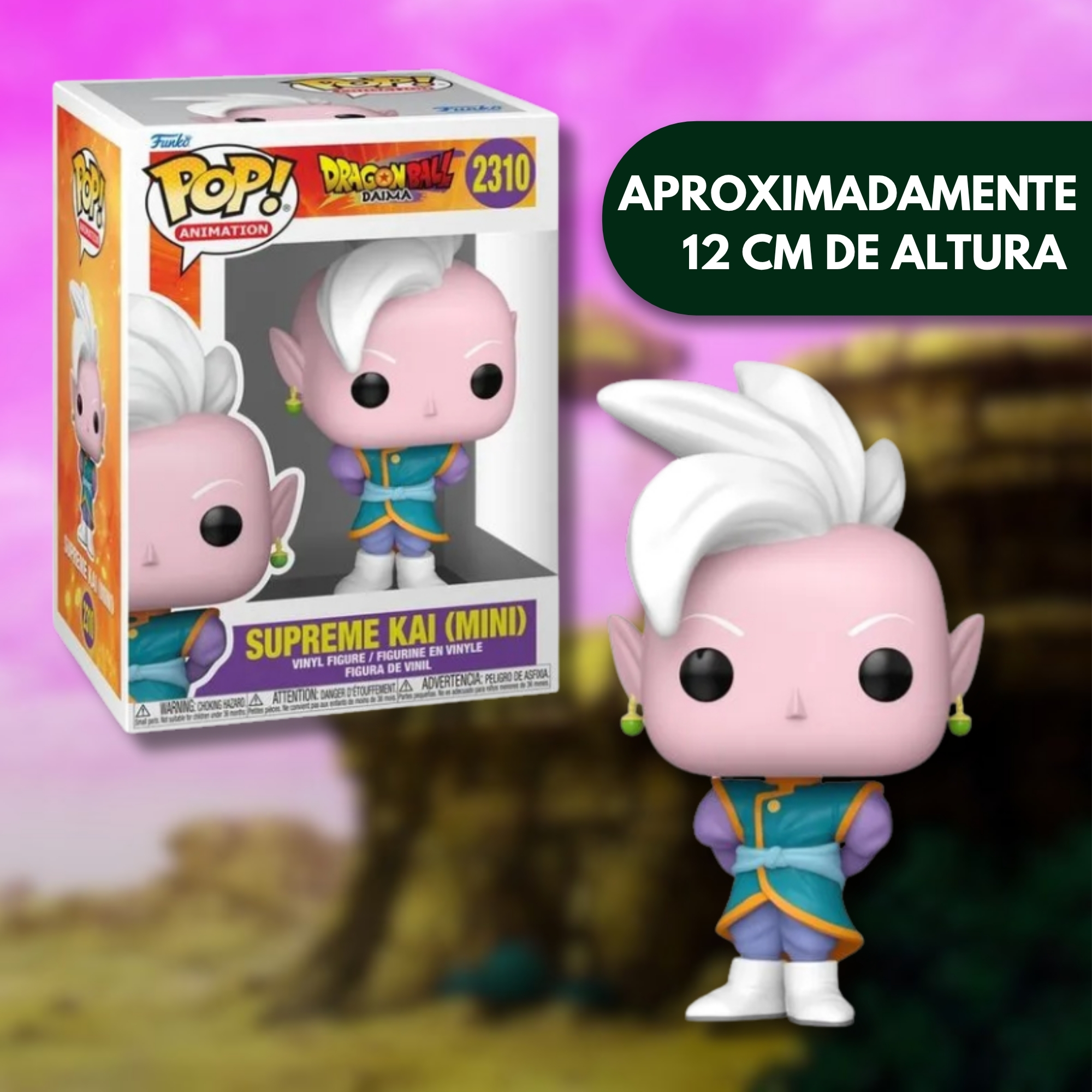 Boneco Colecionável Funko Pop! Dragon Ball Daima - Supremo Senhor Kaioh Candide - 12877