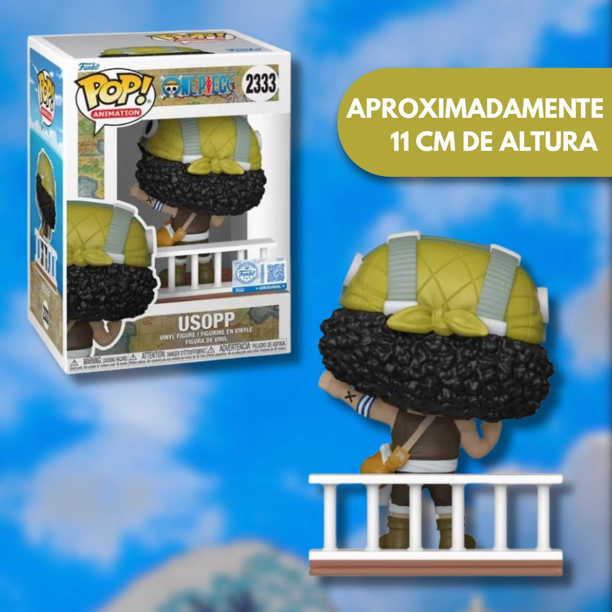 Boneco Colecionável Funko Pop! Exclusivo One Piece Alabasta - Usopp Candide - 12973