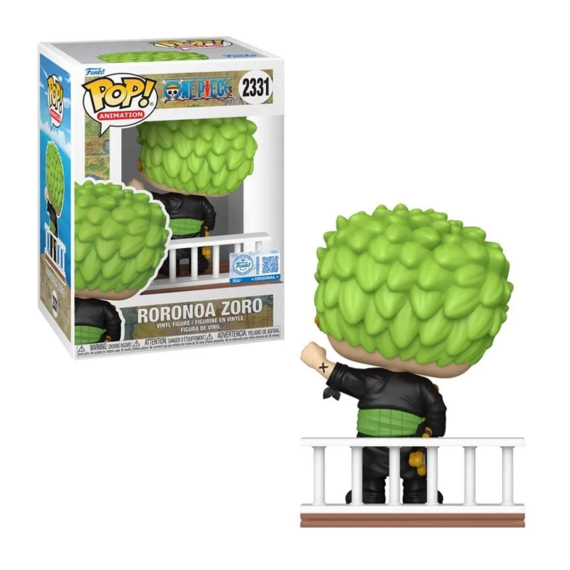 Boneco Colecionável Funko Pop! Exclusivo One Piece Alabasta - Zoro Candide - 12837