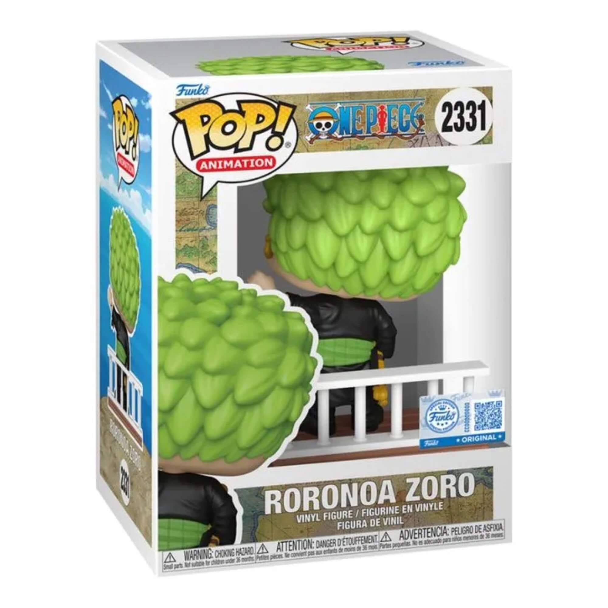 Boneco Colecionável Funko Pop! Exclusivo One Piece Alabasta - Zoro Candide - 12837