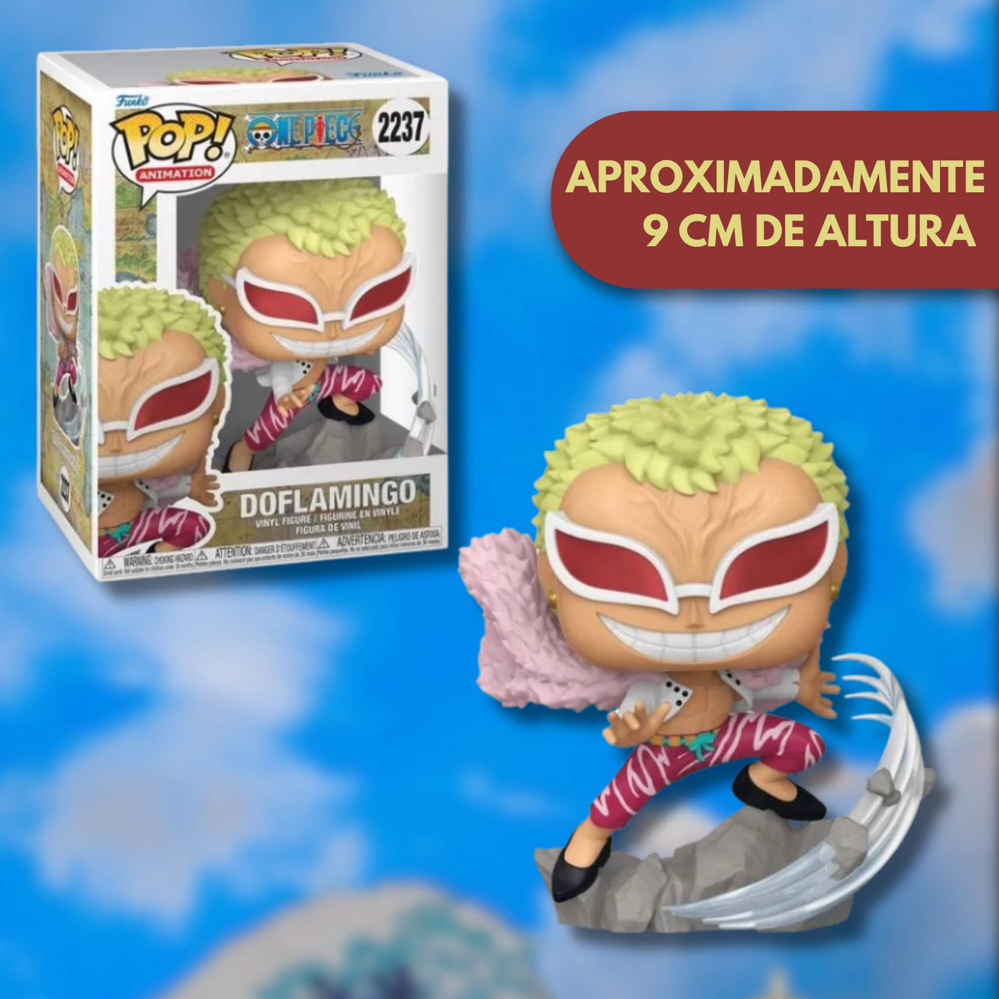 Boneco Colecionável Funko Pop! One Piece - Doflamingo Candide - 12875