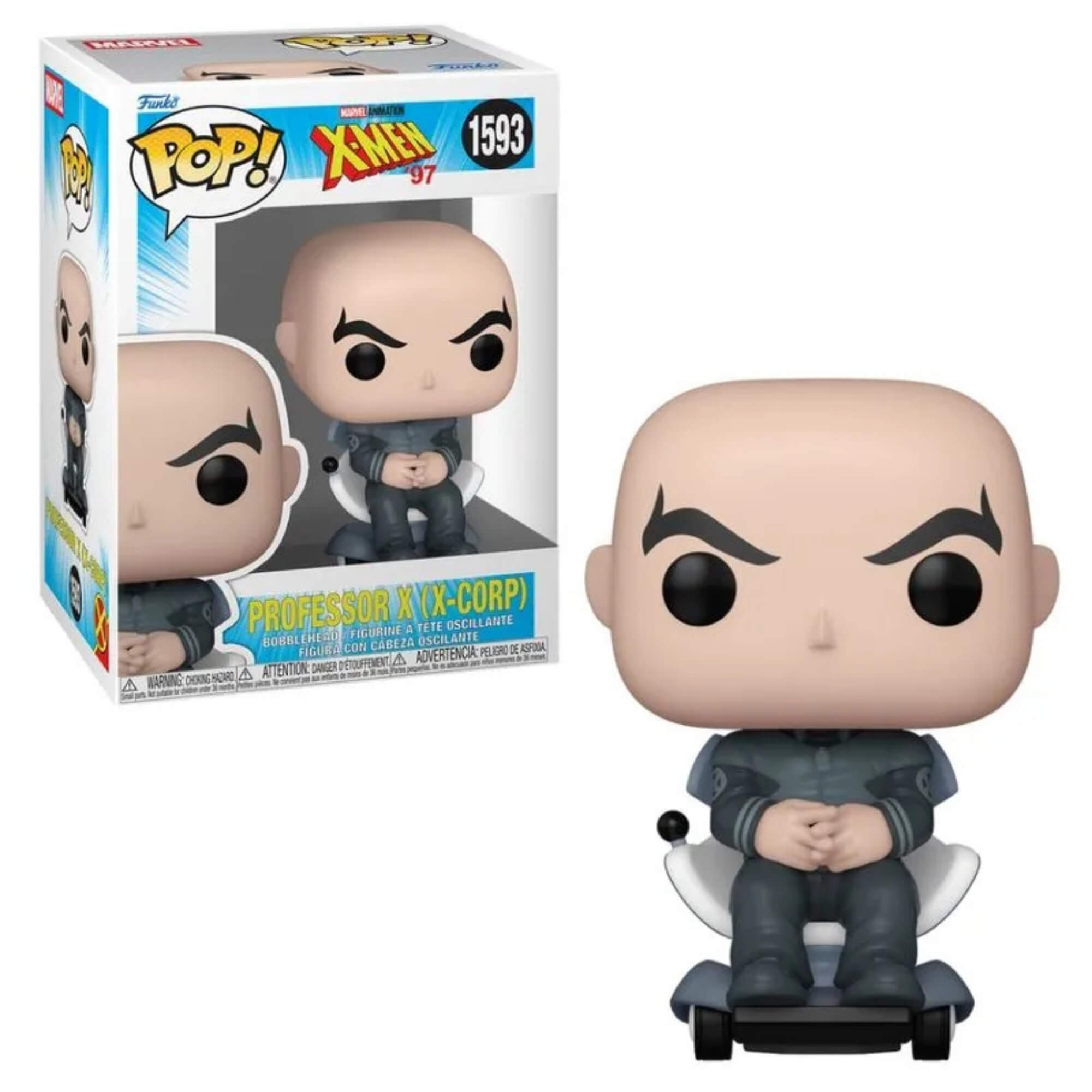 Boneco Colecionável Funko Pop! Marvel X-Men 97 - Professor X Candide - 12958