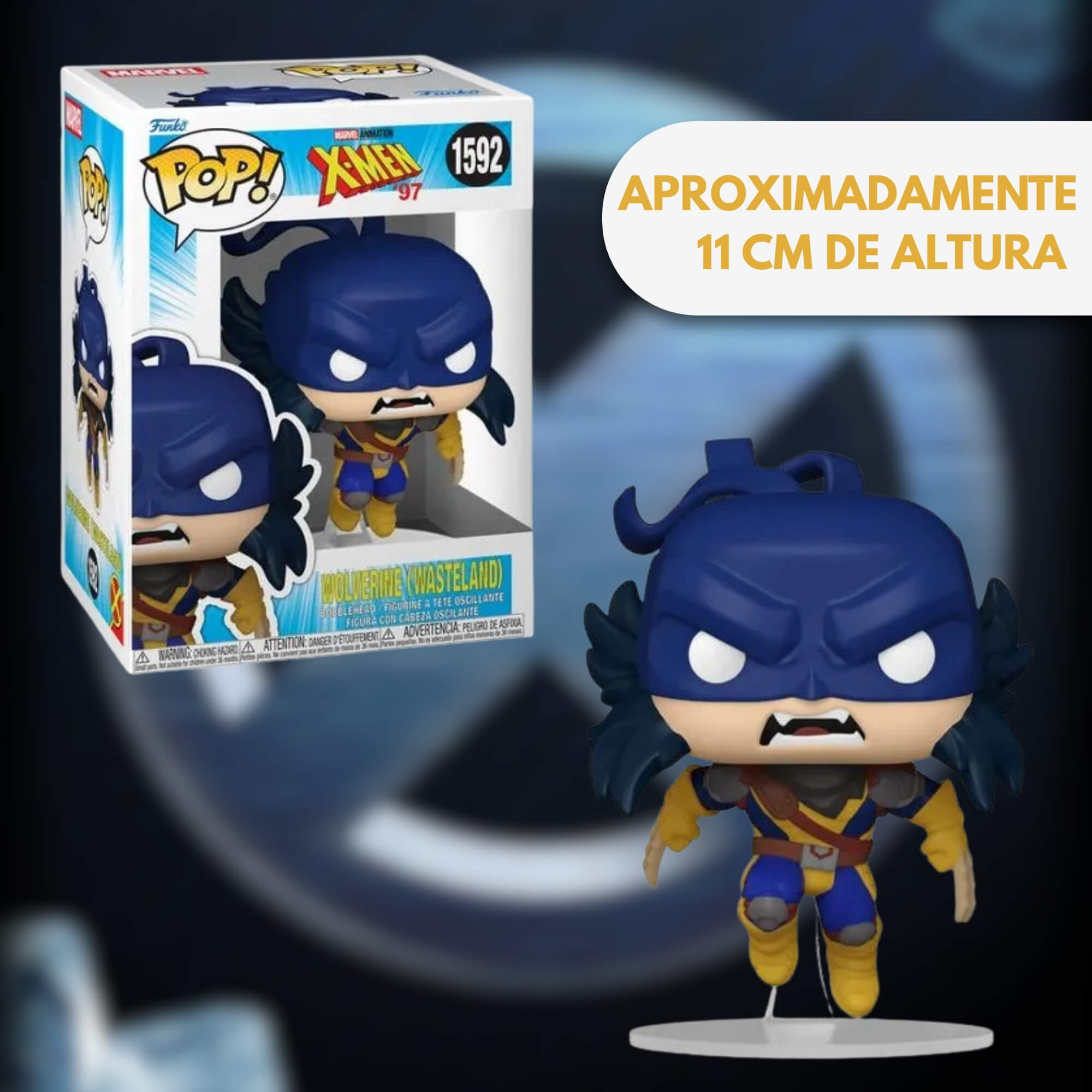 Boneco Colecionável Funko Pop! Marvel X-Men 97 - Wolverine Candide - 13009