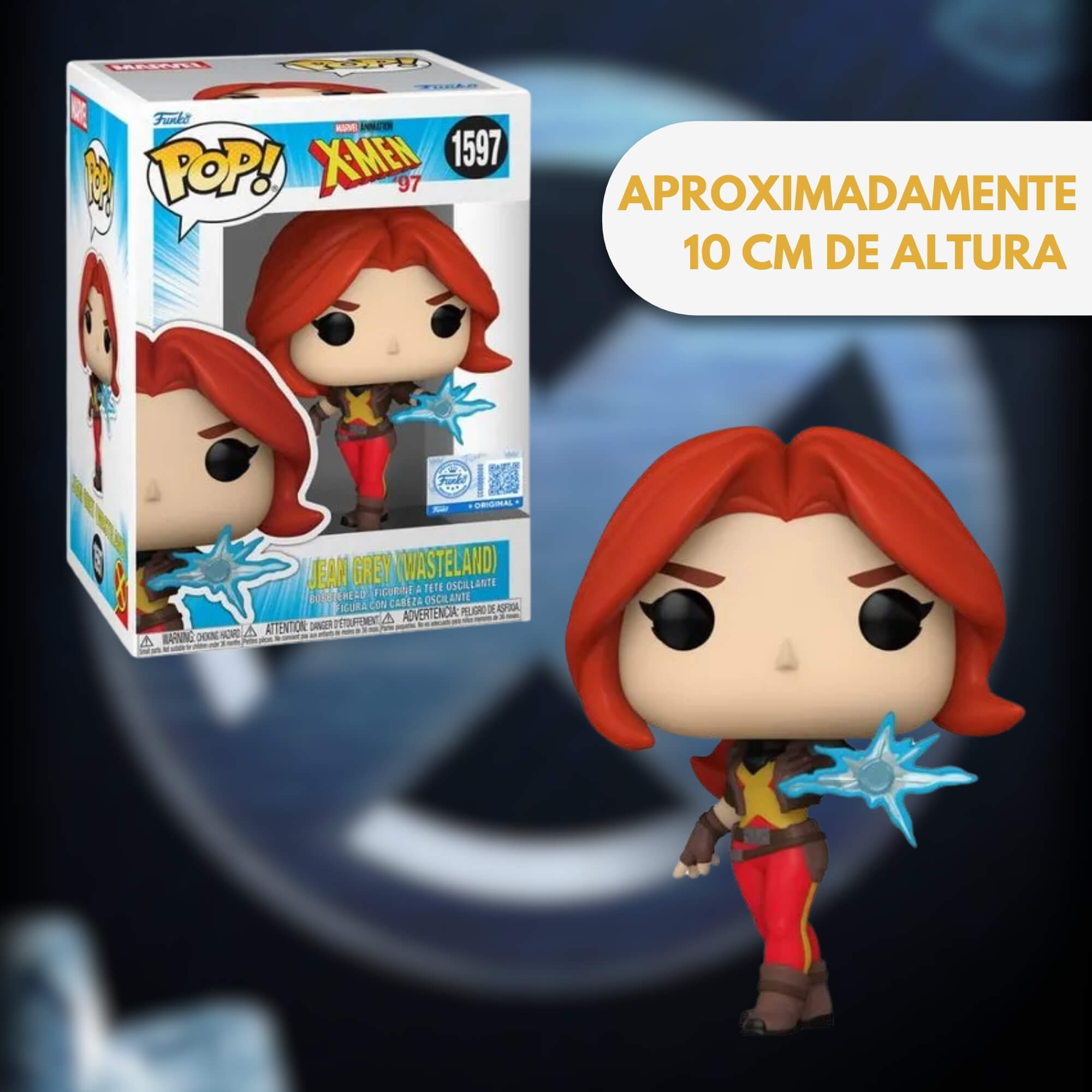 Boneco Colecionável Funko Pop! Exclusivo Marvel X-Men 97 - Jean Grey Candide - 12980