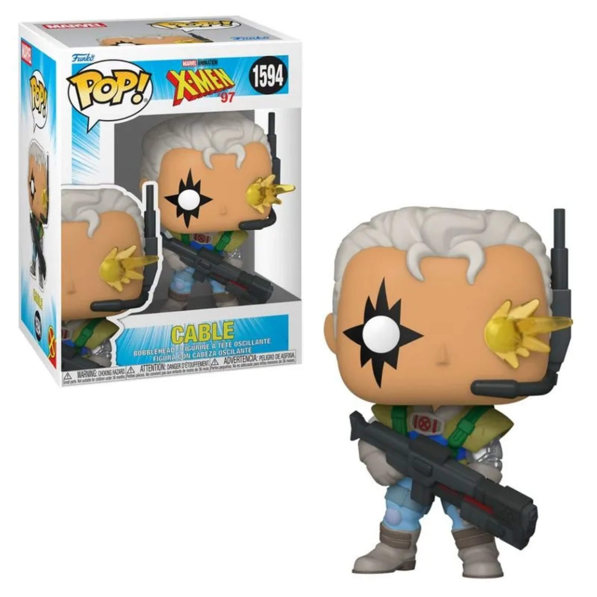 Boneco Colecionável Funko Pop! Marvel X-Men 97 - Cable Candide - 12959