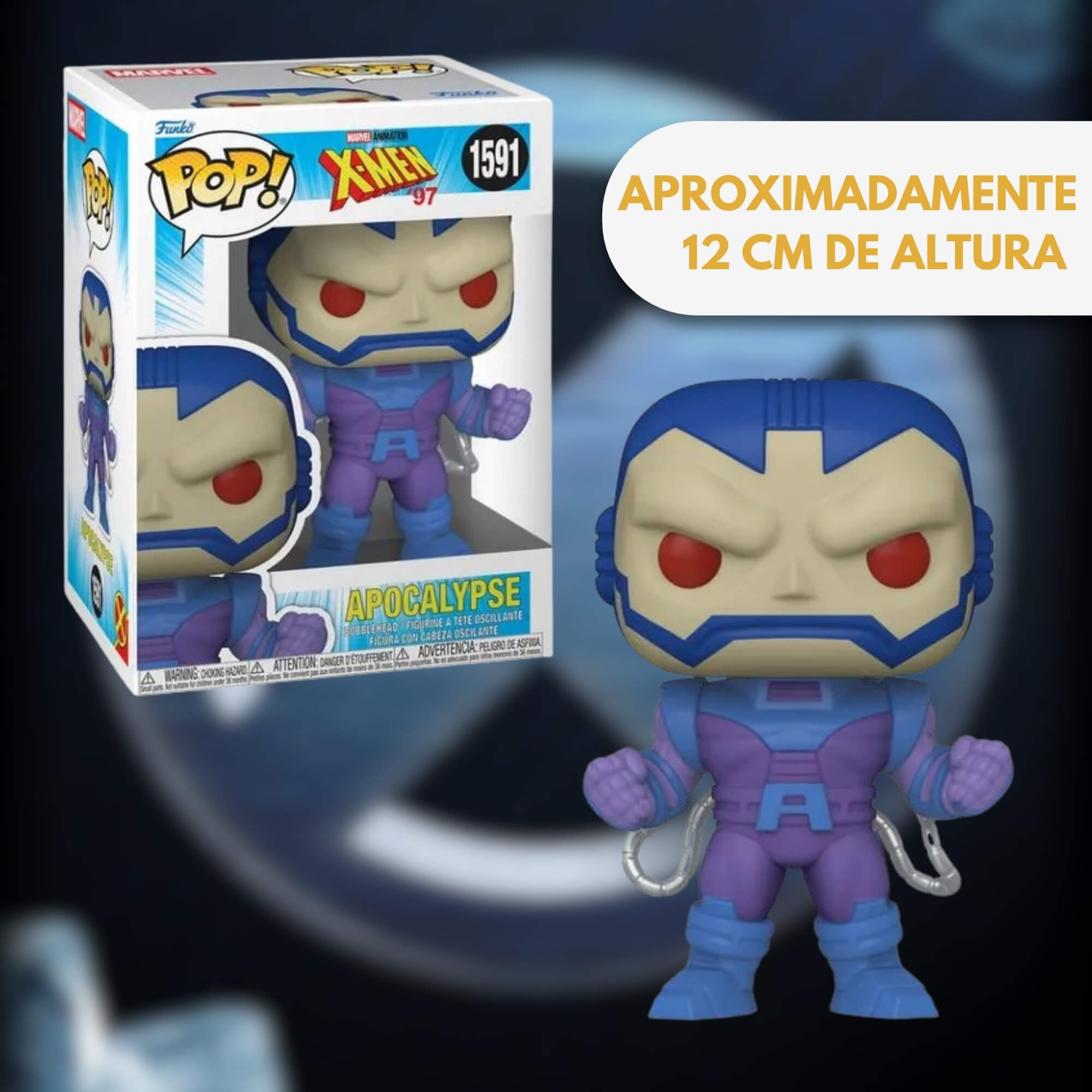 Boneco Colecionável Funko Pop! Marvel X-Men 97 - Apocalypse Candide - 12957