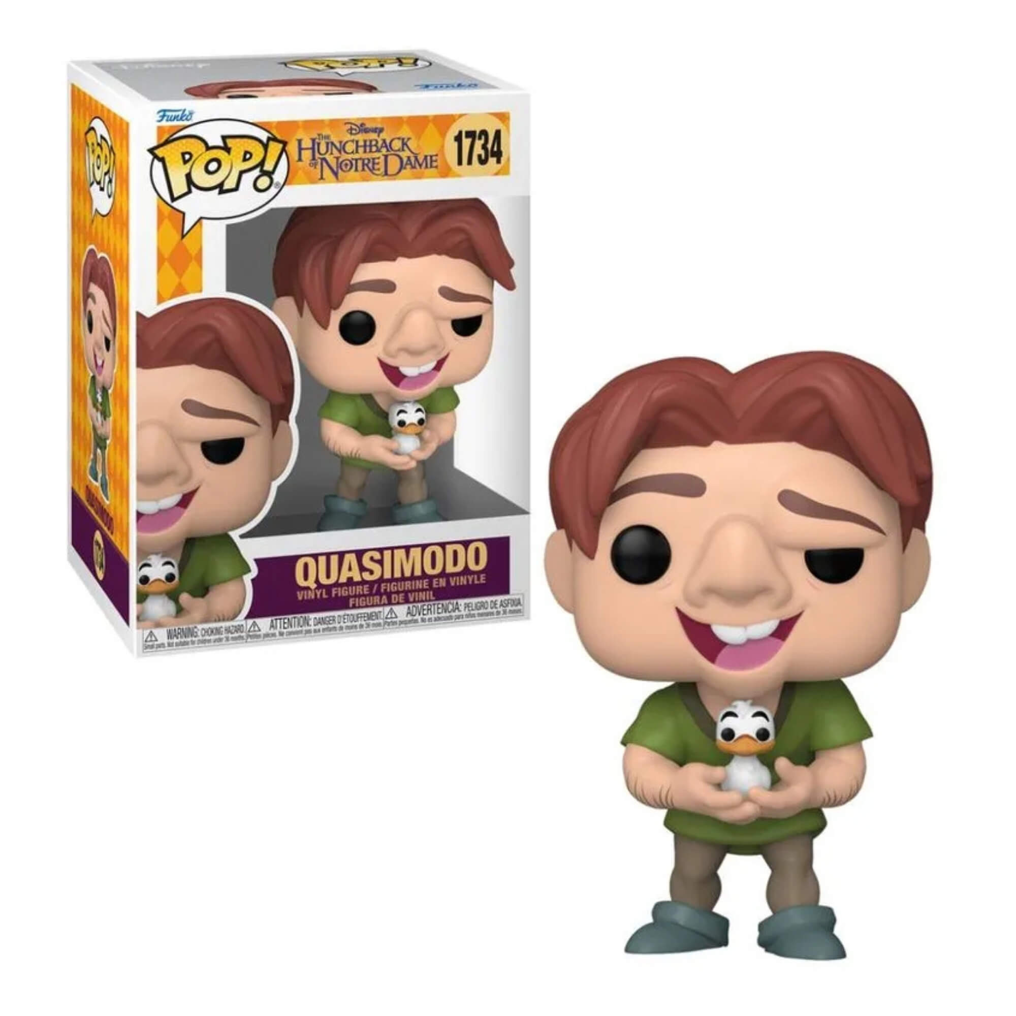 Boneco Colecionável Funko Pop! Disney O Corcunda de Notre Dame - Quasimodo Candide - 12942