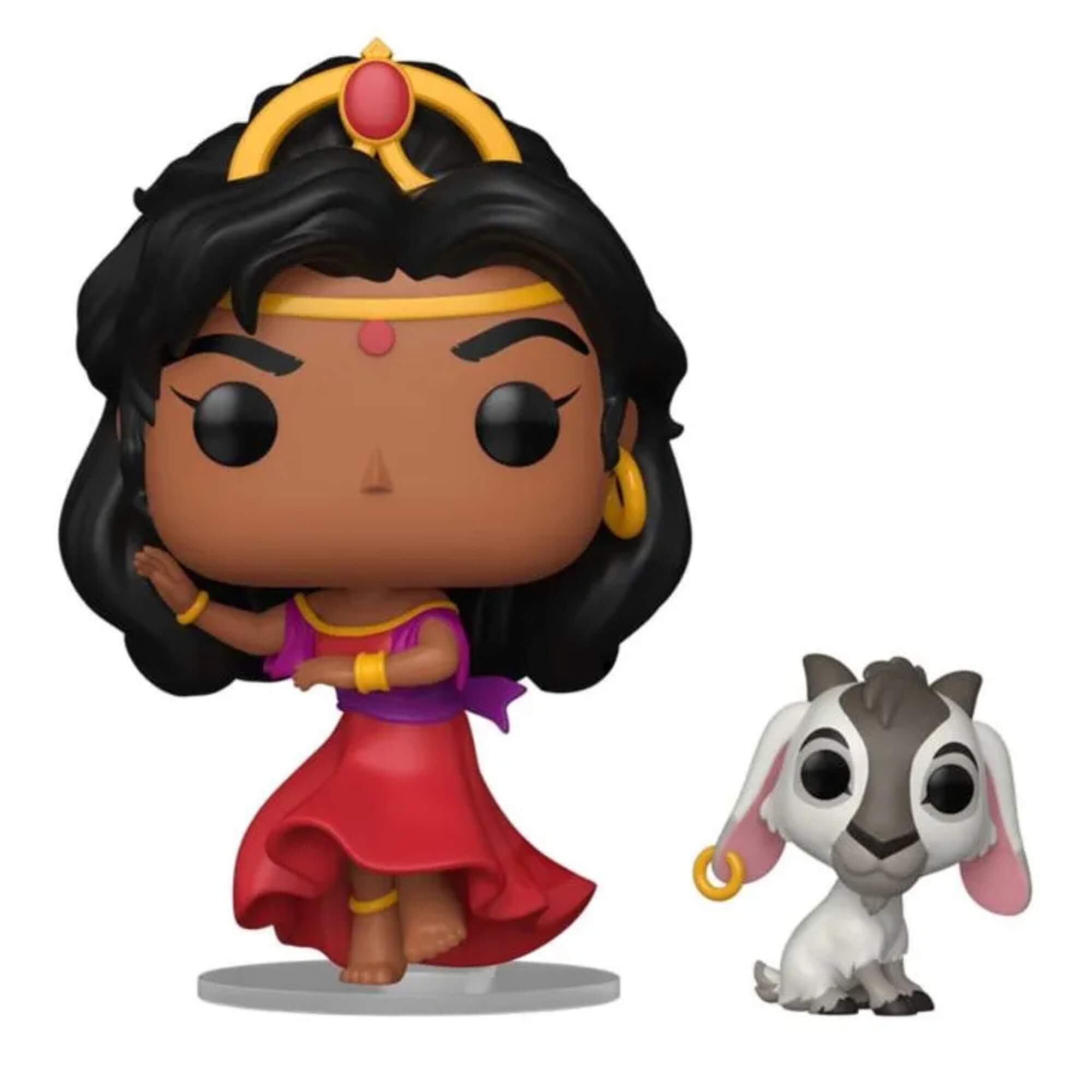 Boneco Funko Pop! Buddy Disney O Corcunda de Notre Dame - Esmeralda Djali Candide - 12941