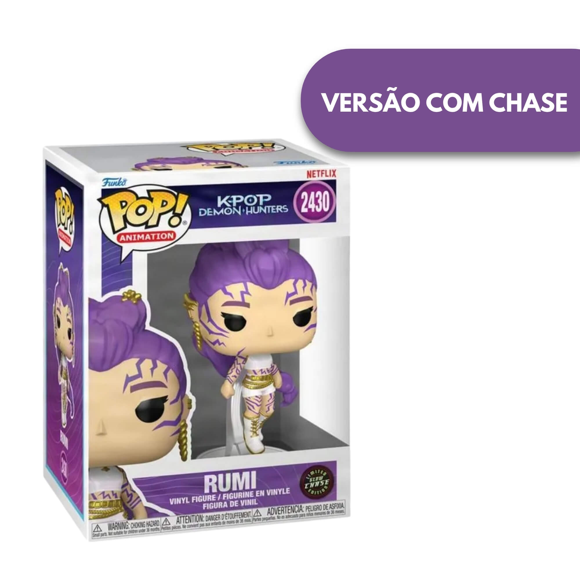 Boneco Funko Pop! Guerreiras do K-Pop - Rumi Sortido (What It Sounds Like) Candide - 13085