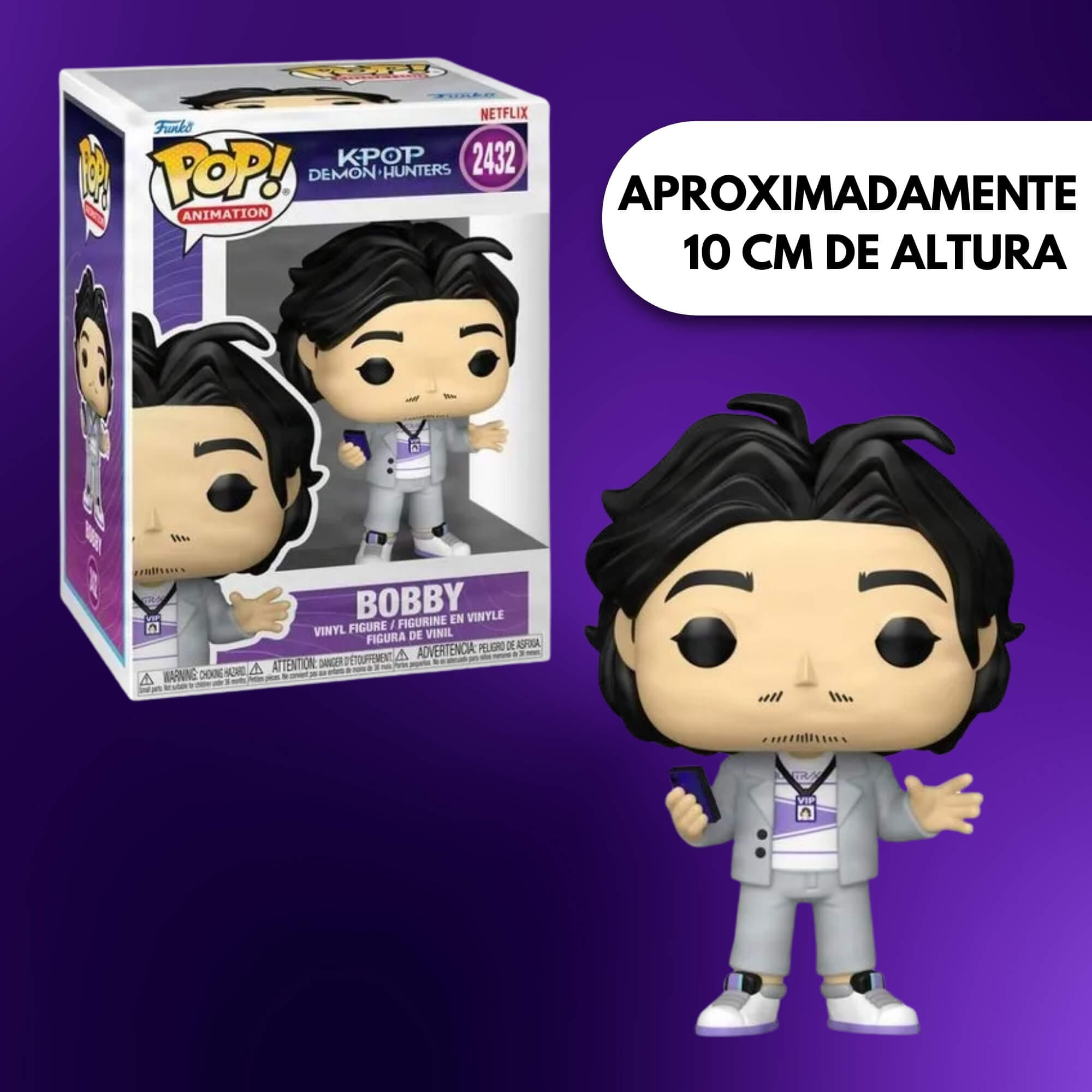 Boneco Colecionável Funko Pop! Guerreiras do K-Pop - Bobby Candide - 13083