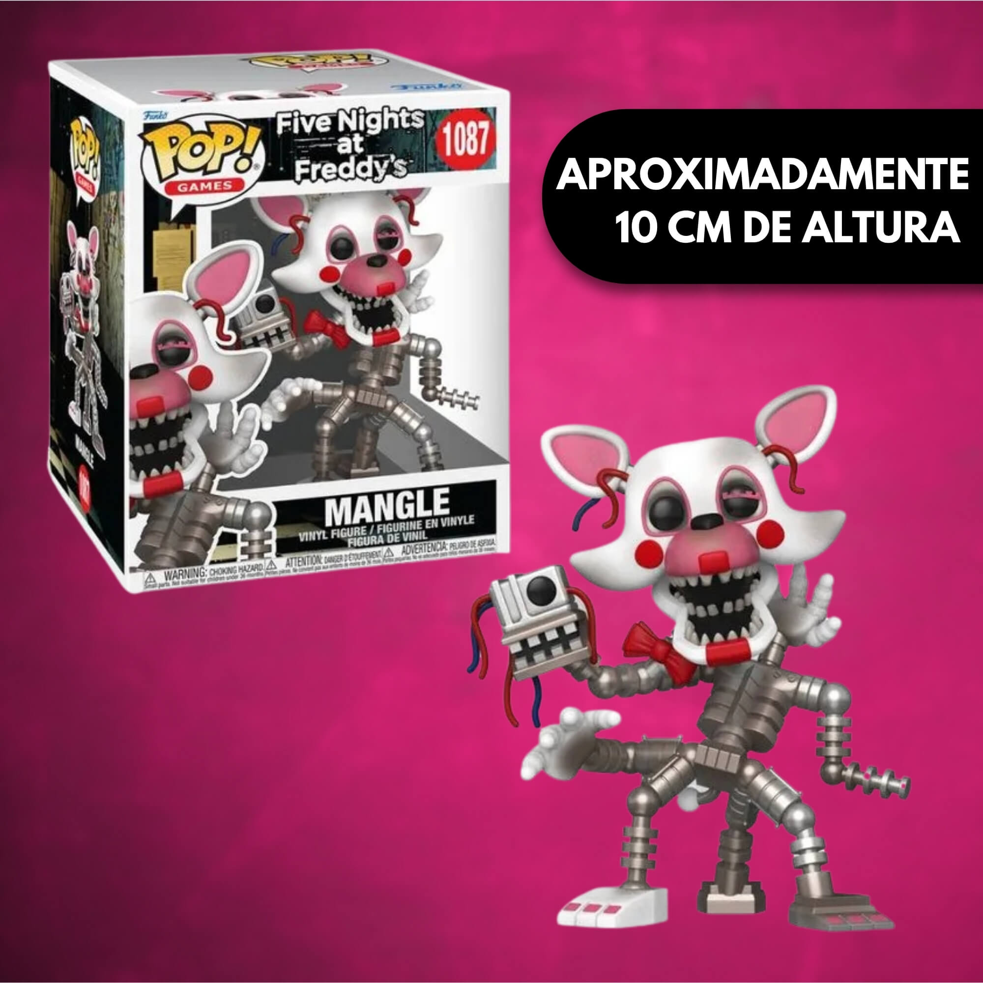 Boneco Colecionável Funko Pop! Super Five Nights at Freddys - Mangle Candide - 12151