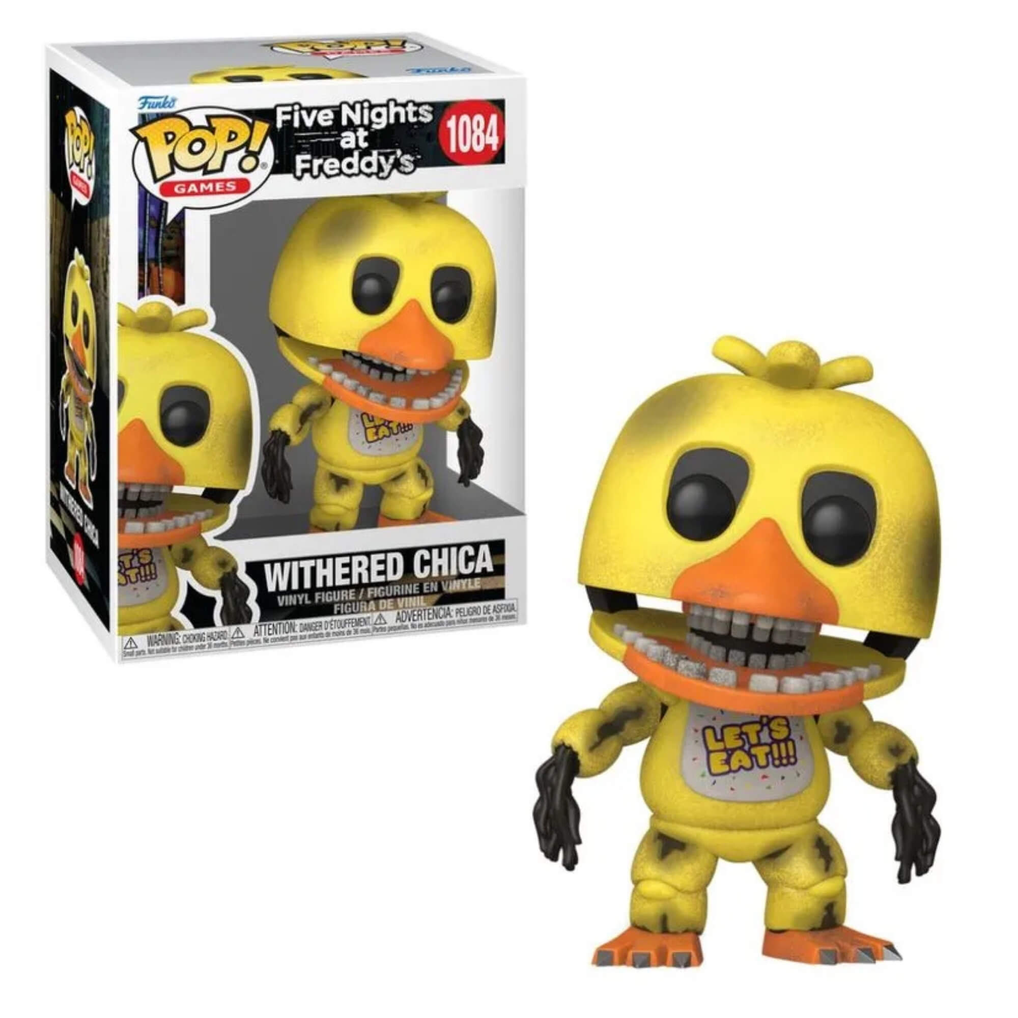Boneco Funko Pop! Five Nights at Freddys - Withered Chica Candide - 12163