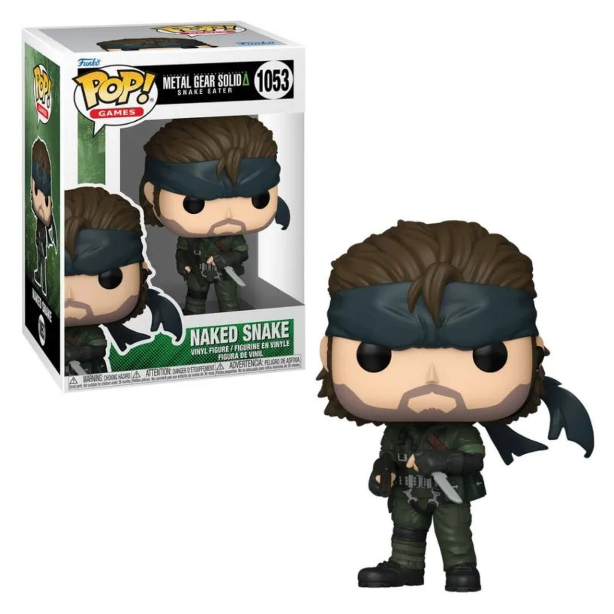Boneco Colecionável Funko Pop! Metal Gear Solid - Naked Snake Candide - 12086