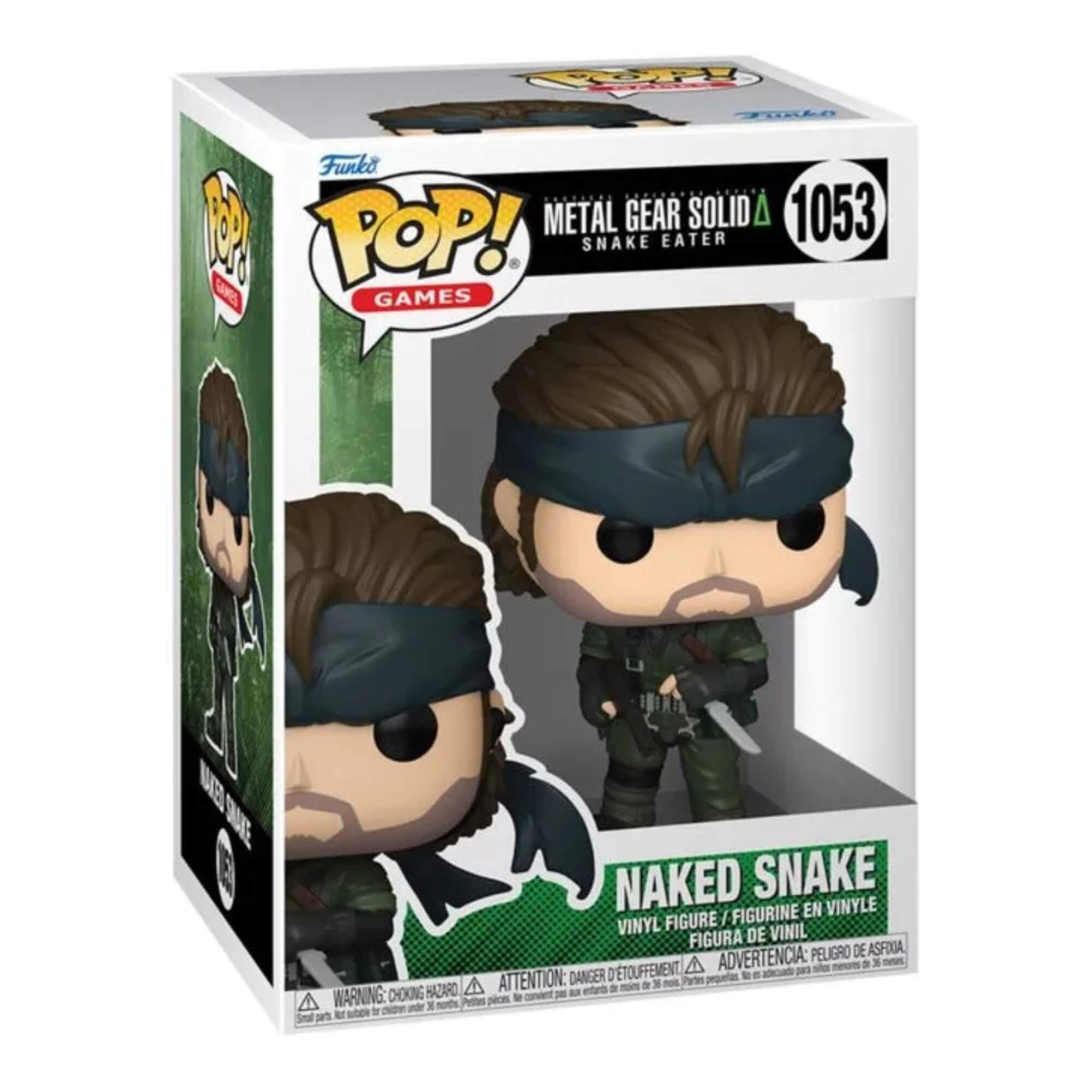 Boneco Colecionável Funko Pop! Metal Gear Solid - Naked Snake Candide - 12086