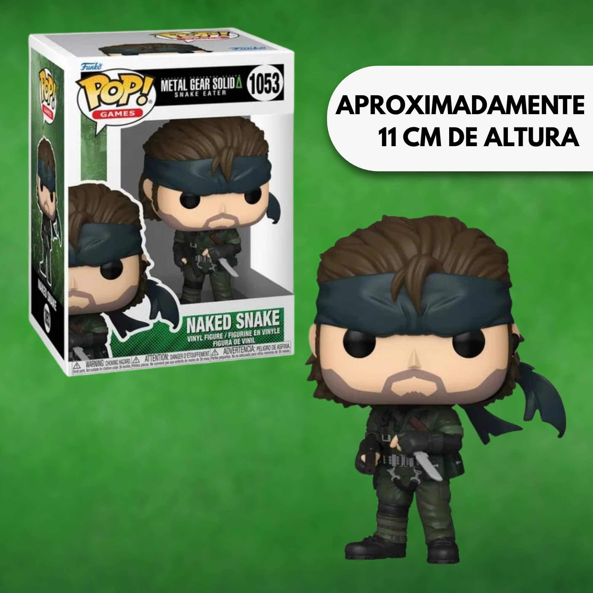 Boneco Colecionável Funko Pop! Metal Gear Solid - Naked Snake Candide - 12086