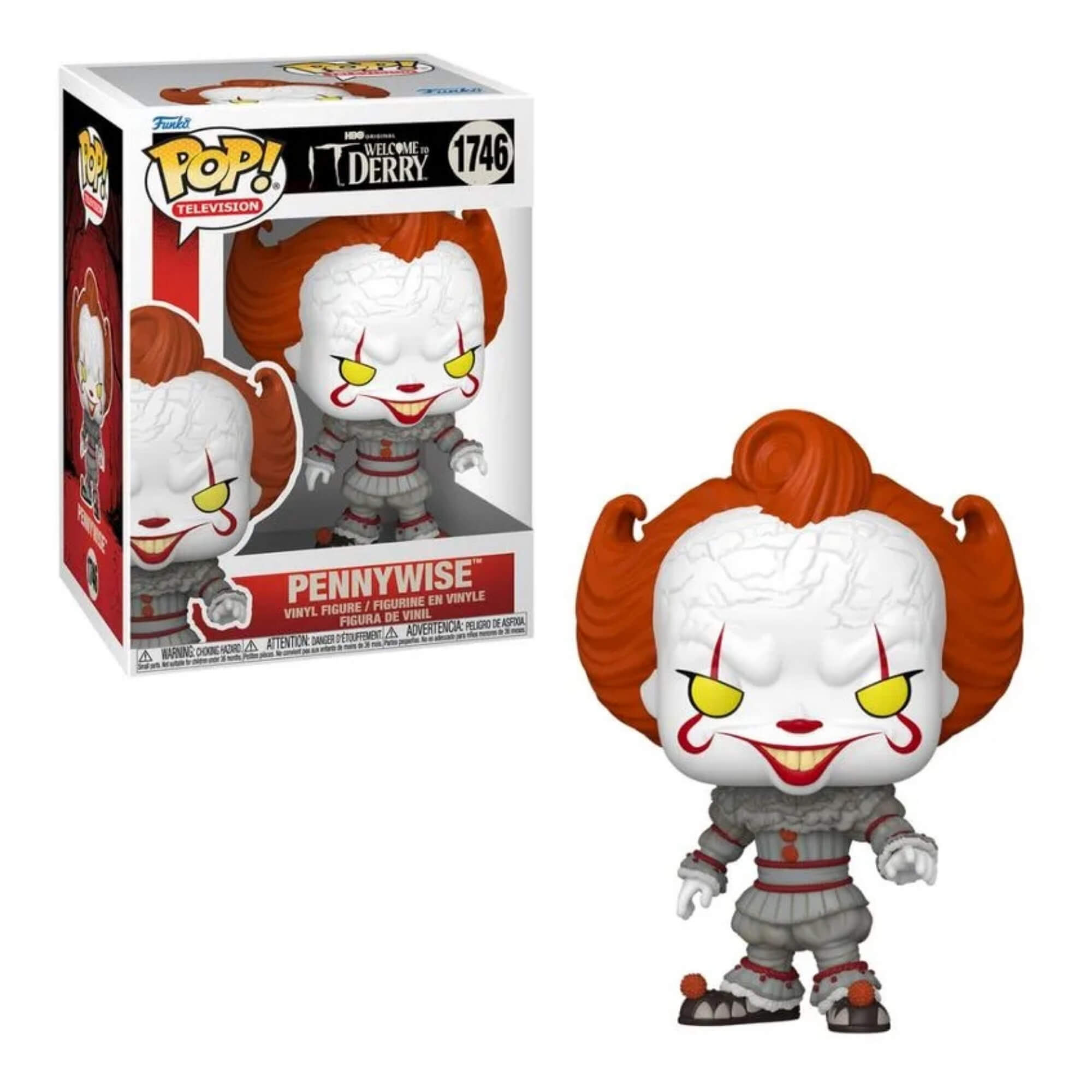 Boneco Colecionável Funko Pop! It: Bem-Vindo a Derry - Pennywise Candide - 12361