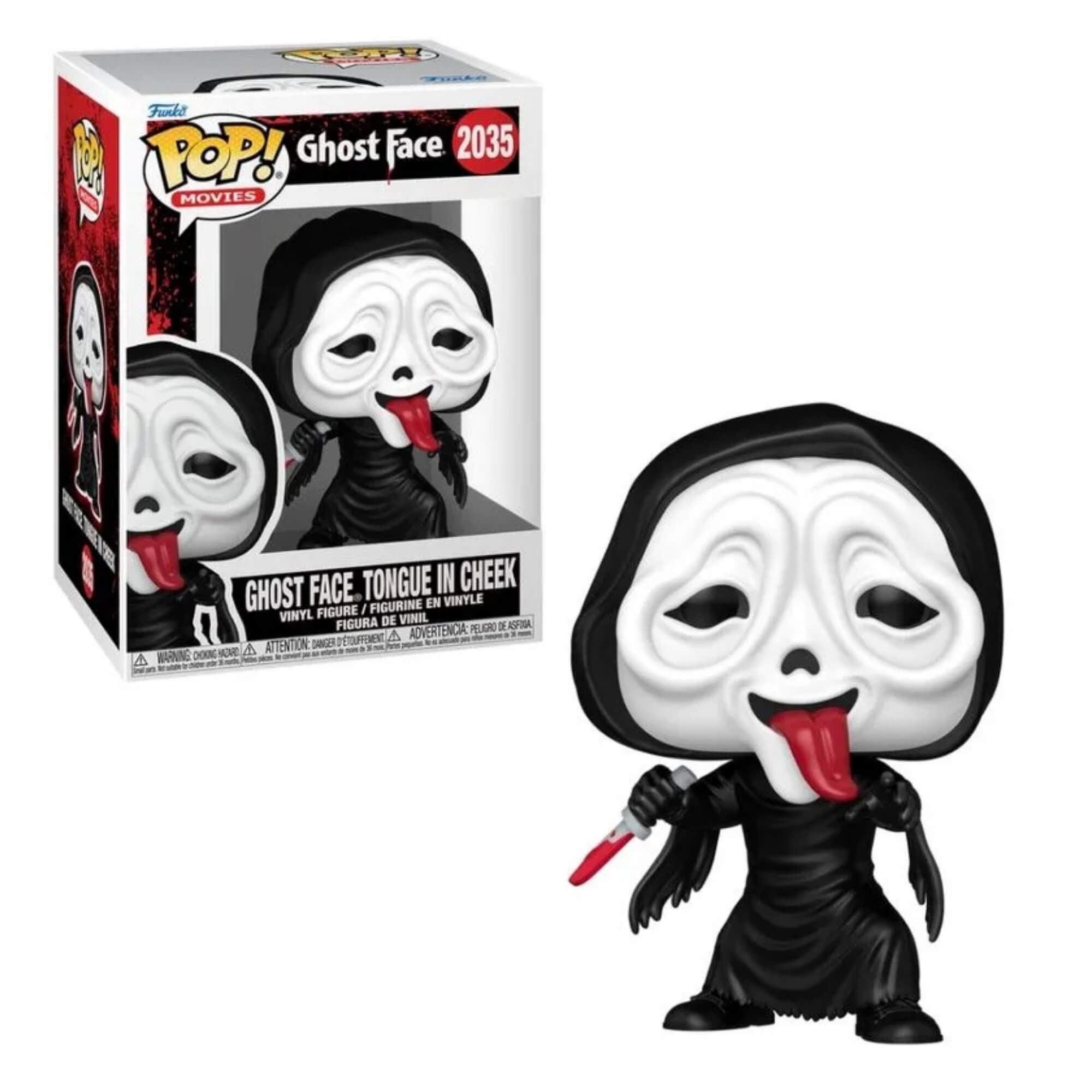 Boneco Colecionável Funko Pop! Todo Mundo em Panico - Ghostface Lingua pra Fora Candide - 12945
