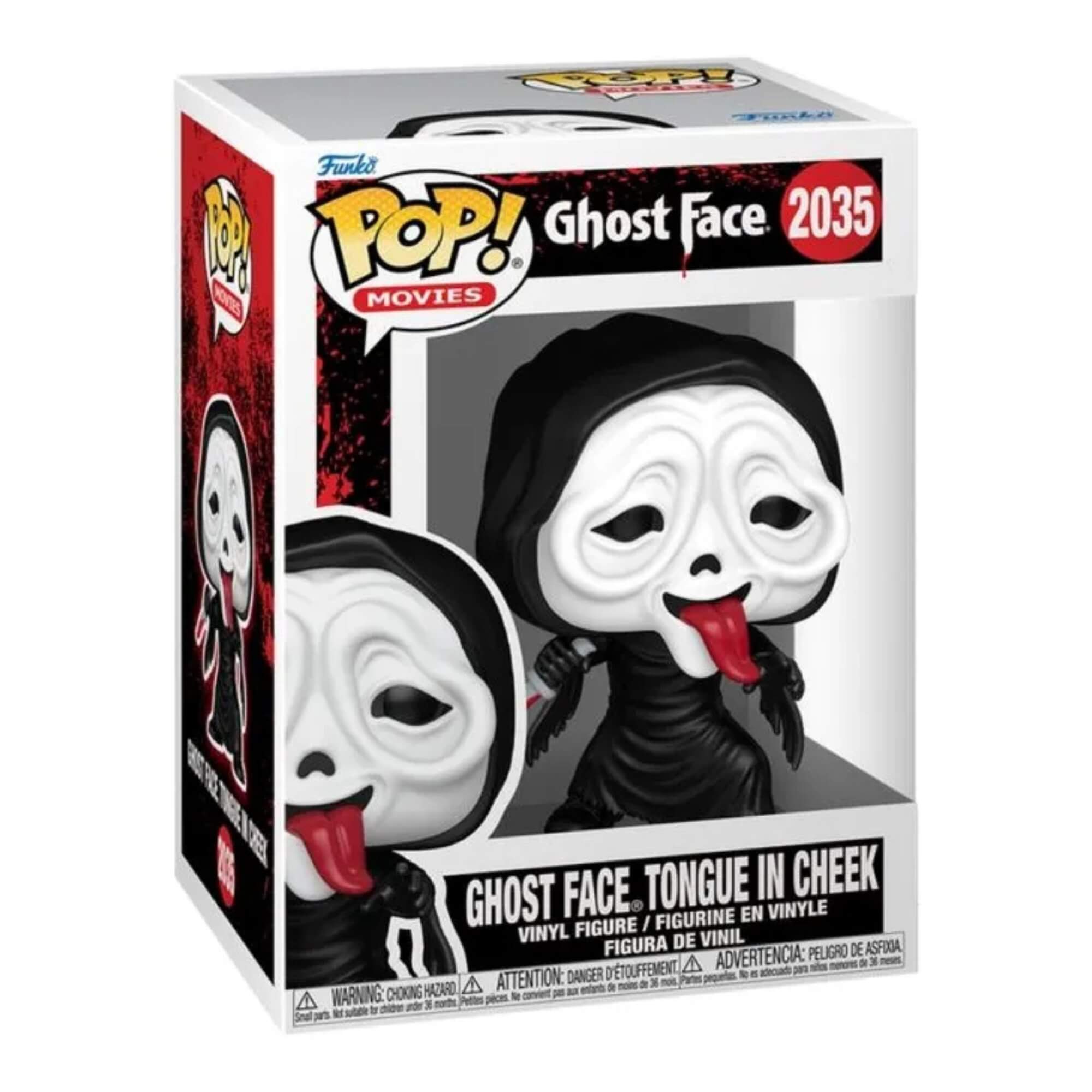 Boneco Colecionável Funko Pop! Todo Mundo em Panico - Ghostface Lingua pra Fora Candide - 12945