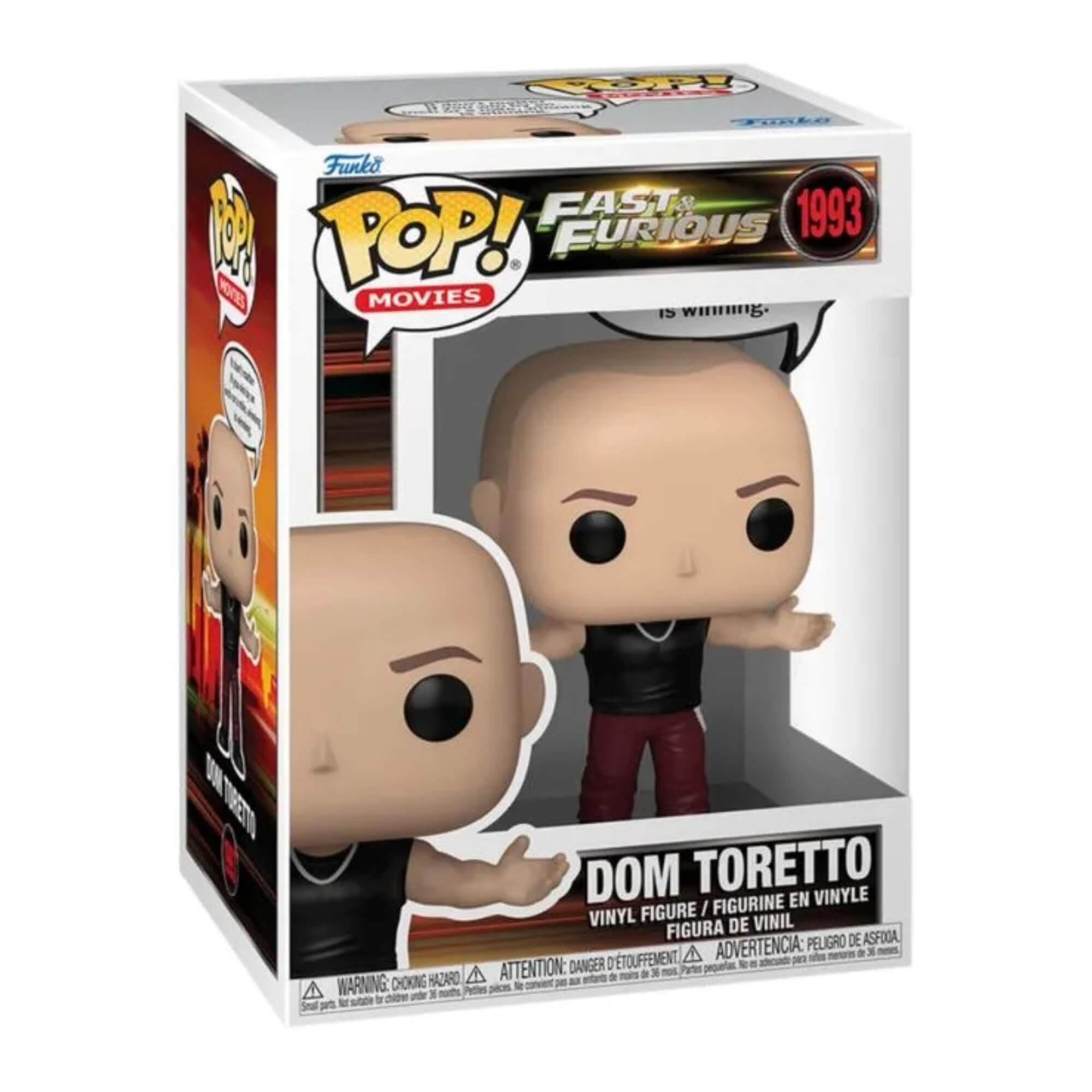 Boneco Colecionável Funko Pop! Sayings Velozes e Furiosos - Dominic Toretto Candide - 12853