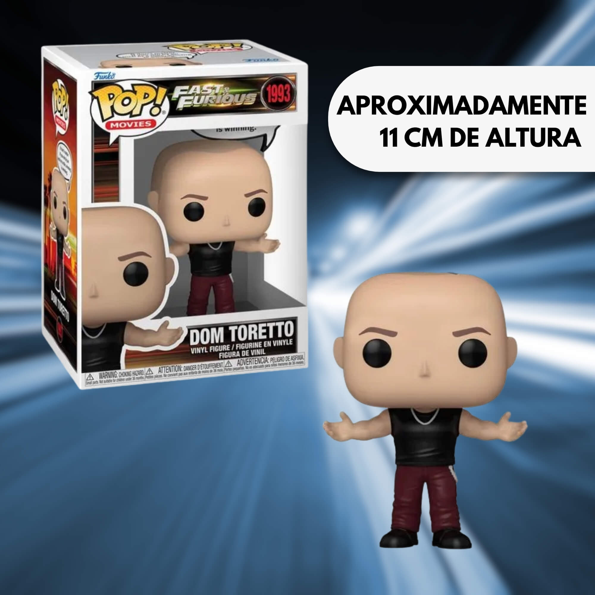 Boneco Colecionável Funko Pop! Sayings Velozes e Furiosos - Dominic Toretto Candide - 12853