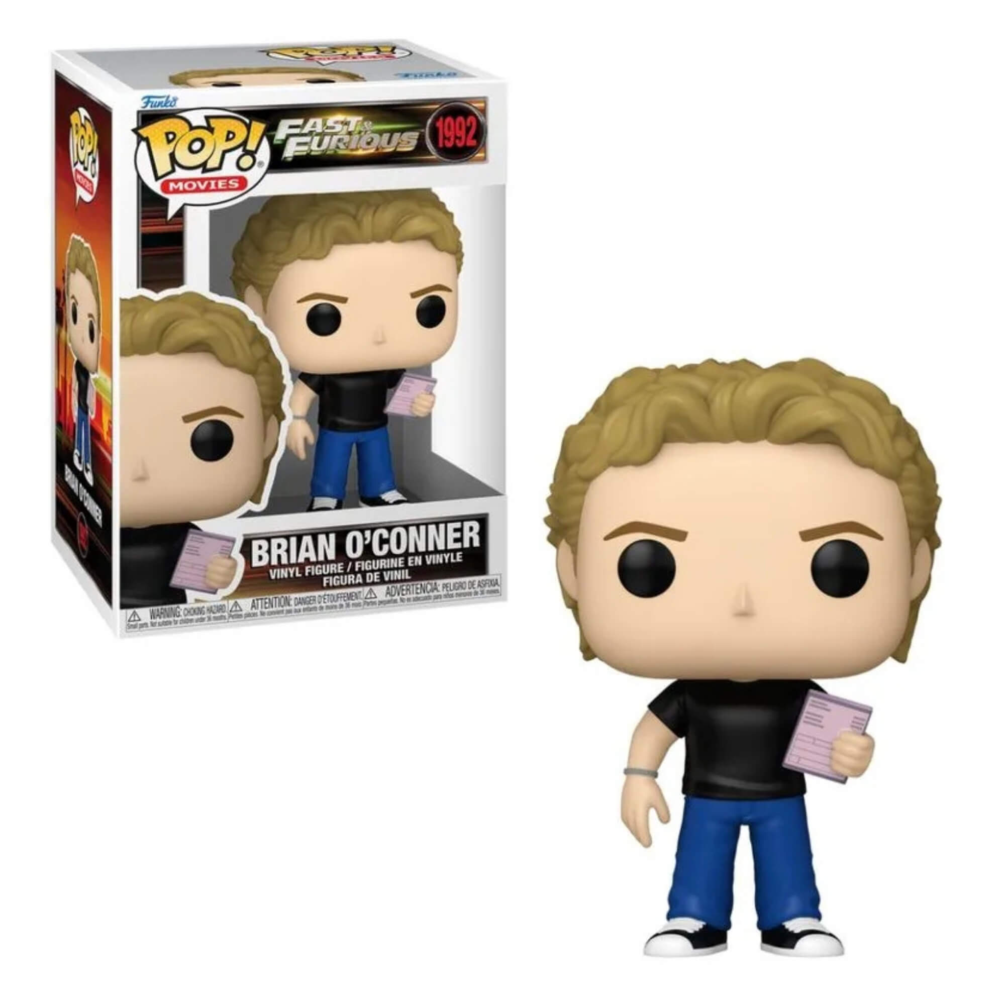 Boneco Colecionável Funko Pop! Velozes e Furiosos - Brian OConner Candide - 12852