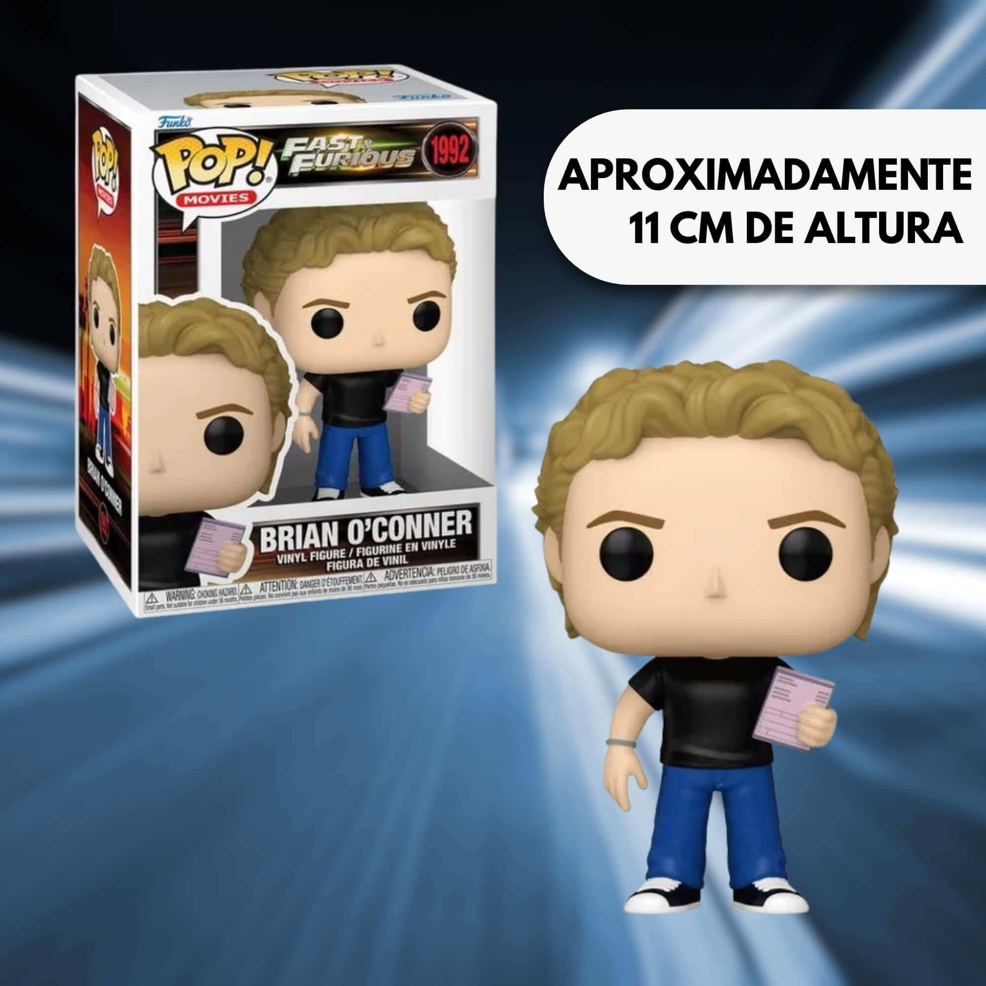 Boneco Colecionável Funko Pop! Velozes e Furiosos - Brian OConner Candide - 12852