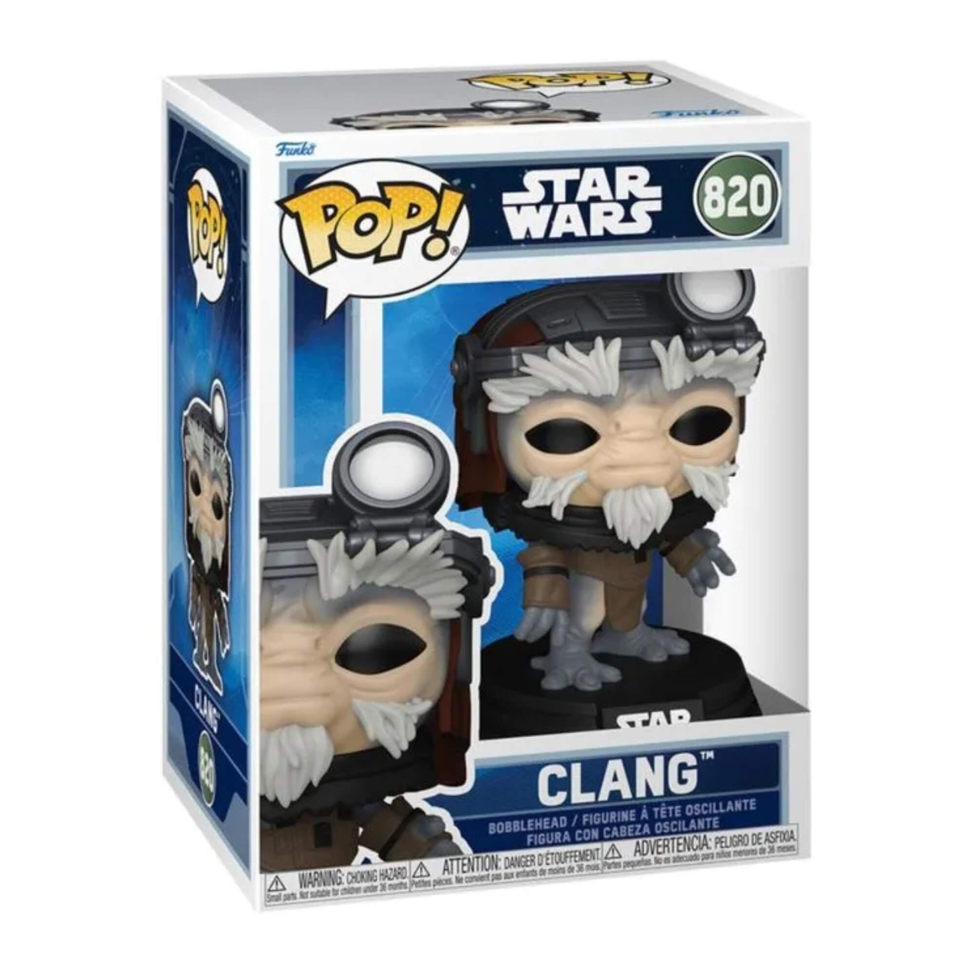 Boneco Colecionável Funko Pop! Star Wars Mandalorian e Grogu - Anzellan Candide - 12848
