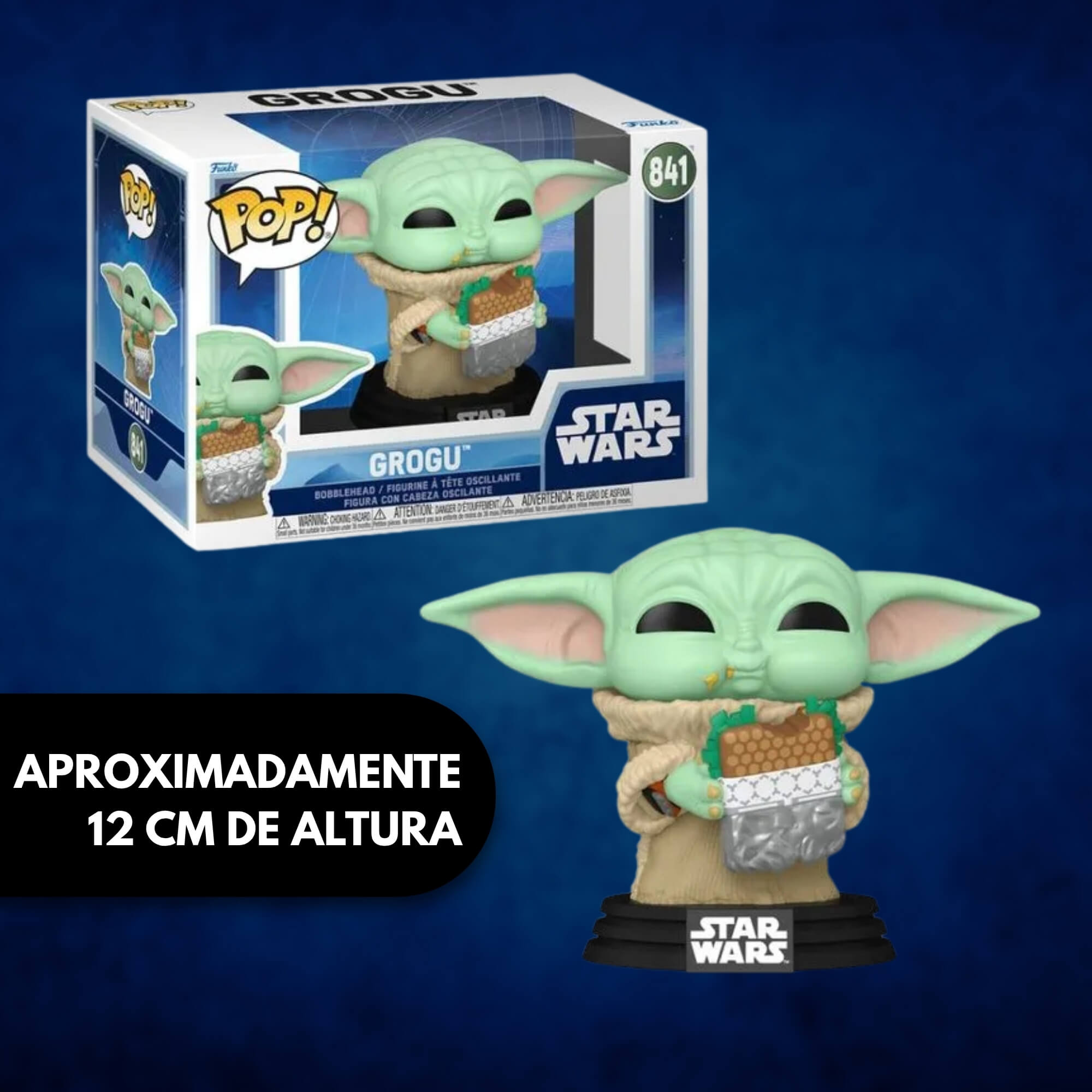 Boneco Colecionável Funko Pop! Star Wars Mandalorian Grogu - Grogu Candide - 12966