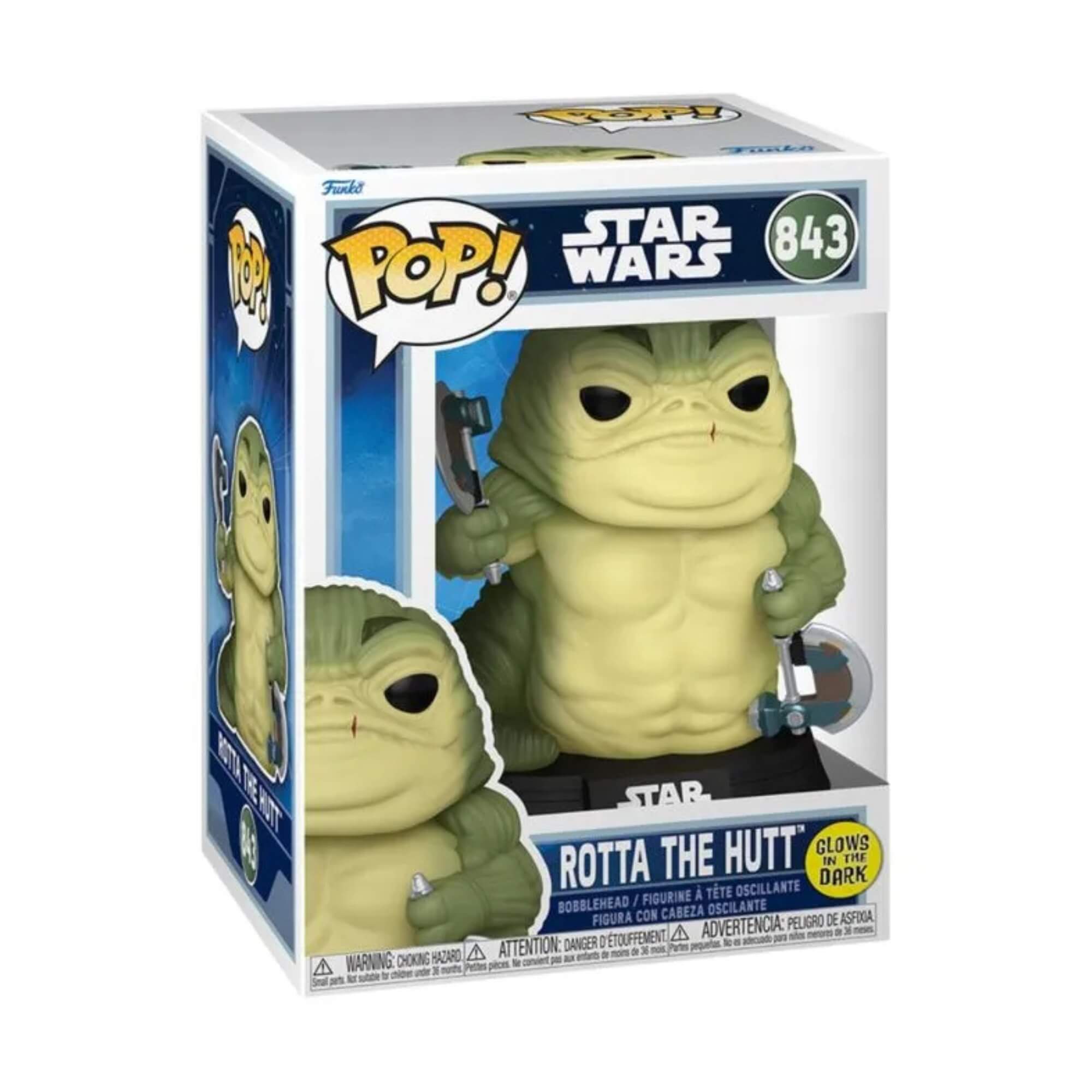 Boneco Colecionável Funko Pop! Star Wars Mandalorian Grogu - Rotta Candide - 12967