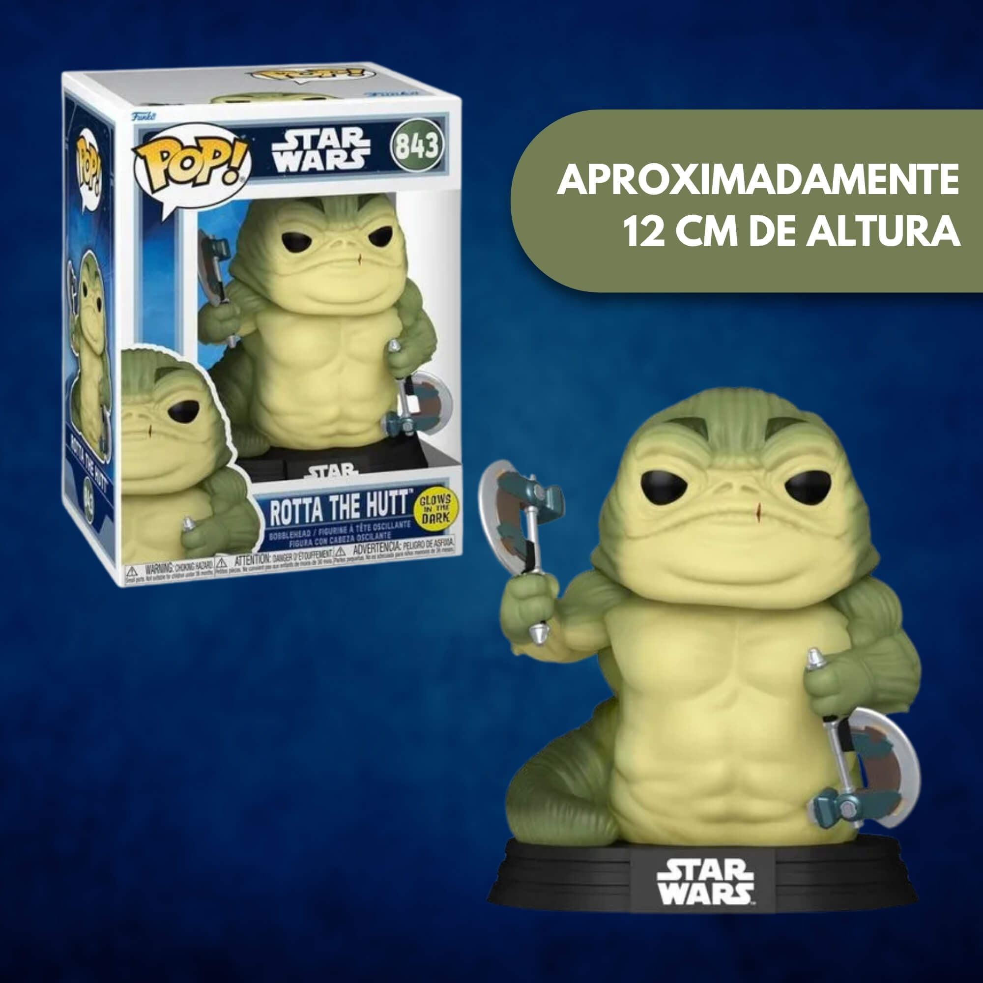 Boneco Colecionável Funko Pop! Star Wars Mandalorian Grogu - Rotta Candide - 12967