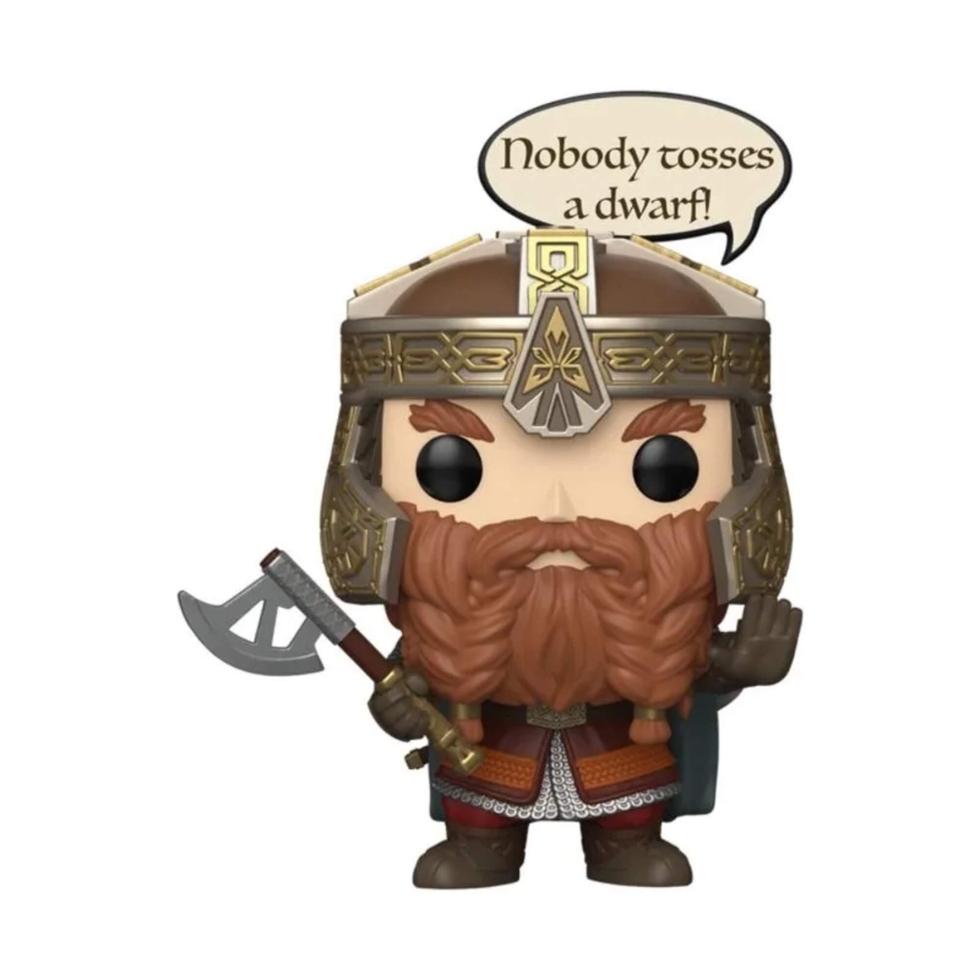 Boneco Colecionável Funko Pop! Sayings O Senhor dos Aneis - Gimli Candide - 12948