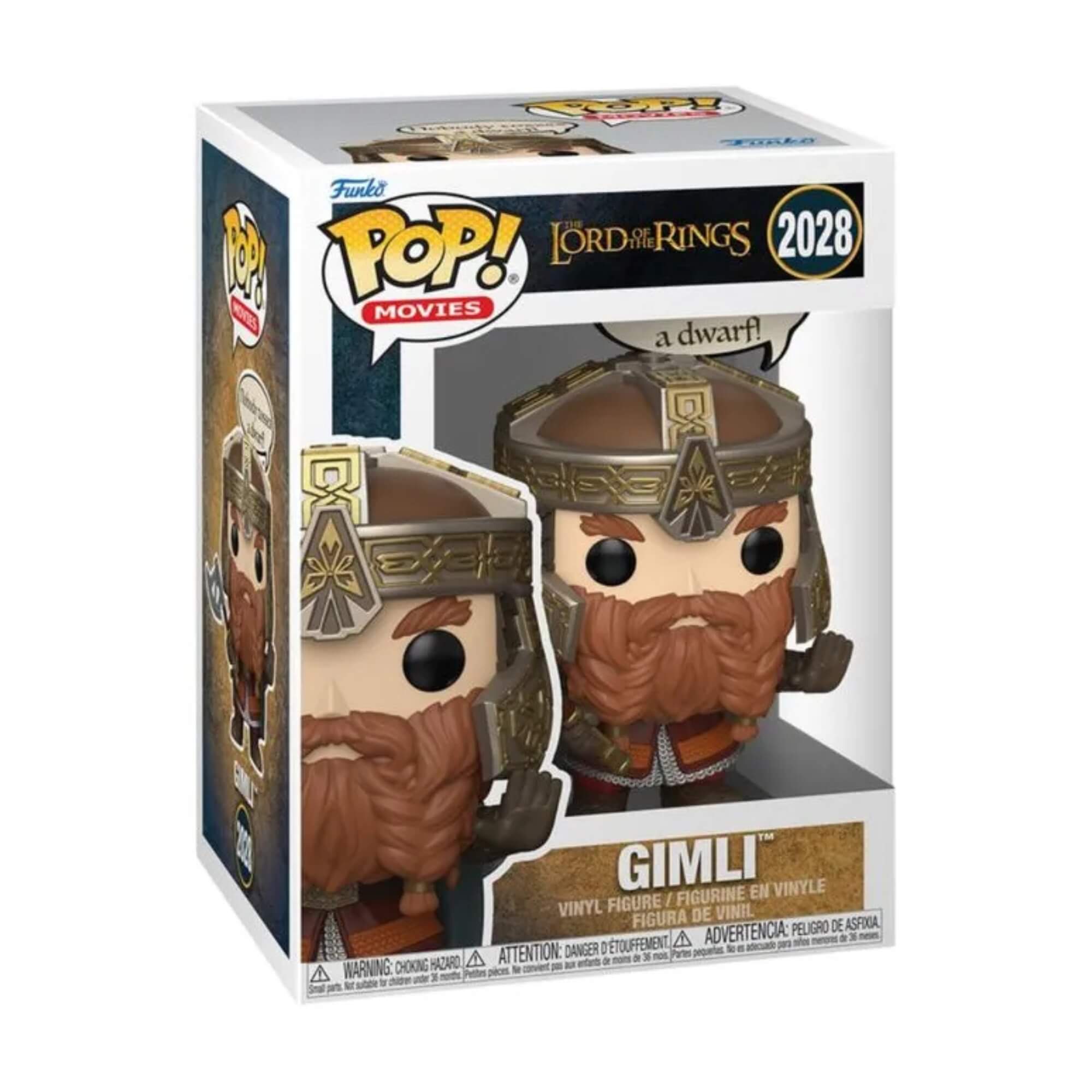 Boneco Colecionável Funko Pop! Sayings O Senhor dos Aneis - Gimli Candide - 12948