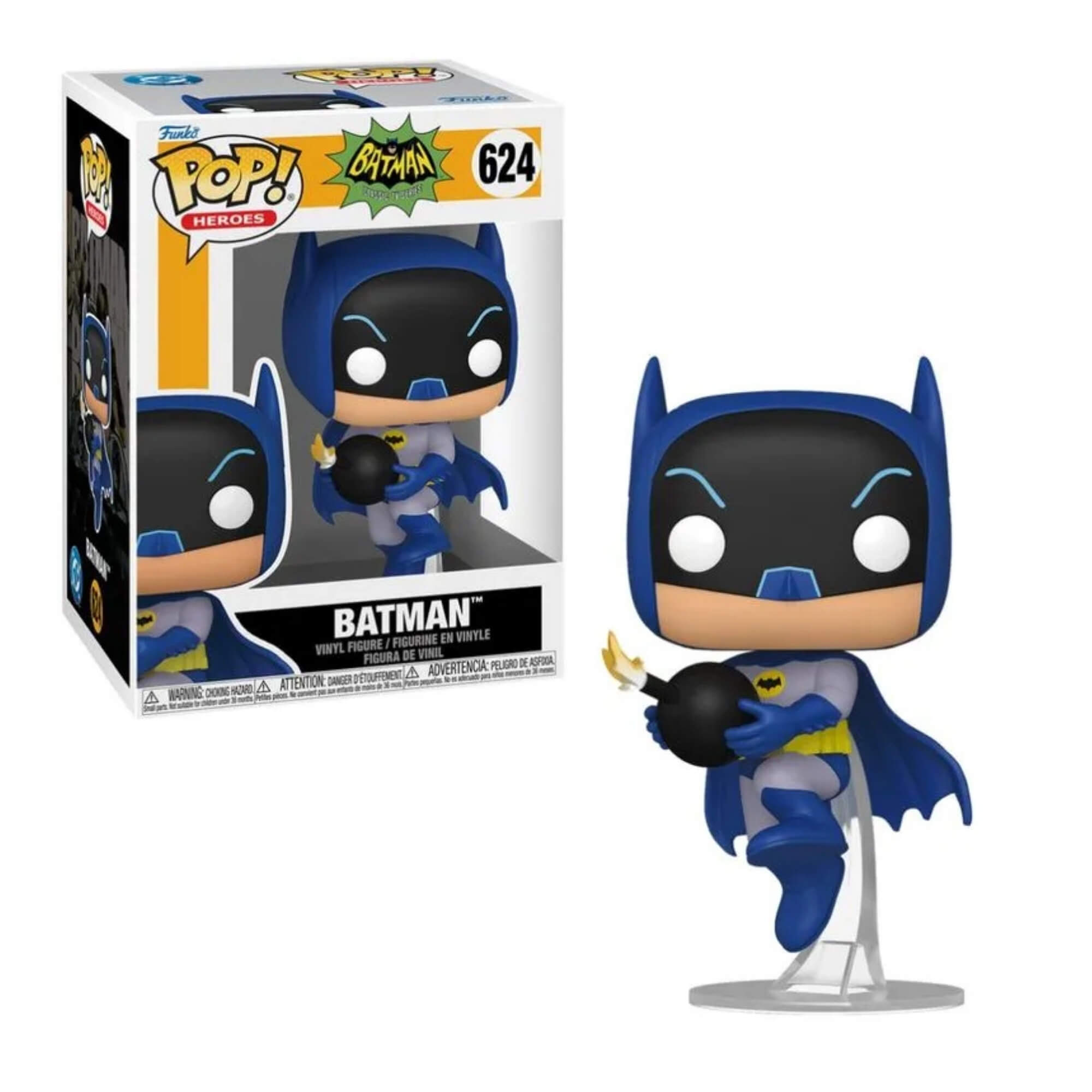 Boneco Colecionável Funko Pop! DC Batman com Bomba - O Homem Morcego Candide - 12981
