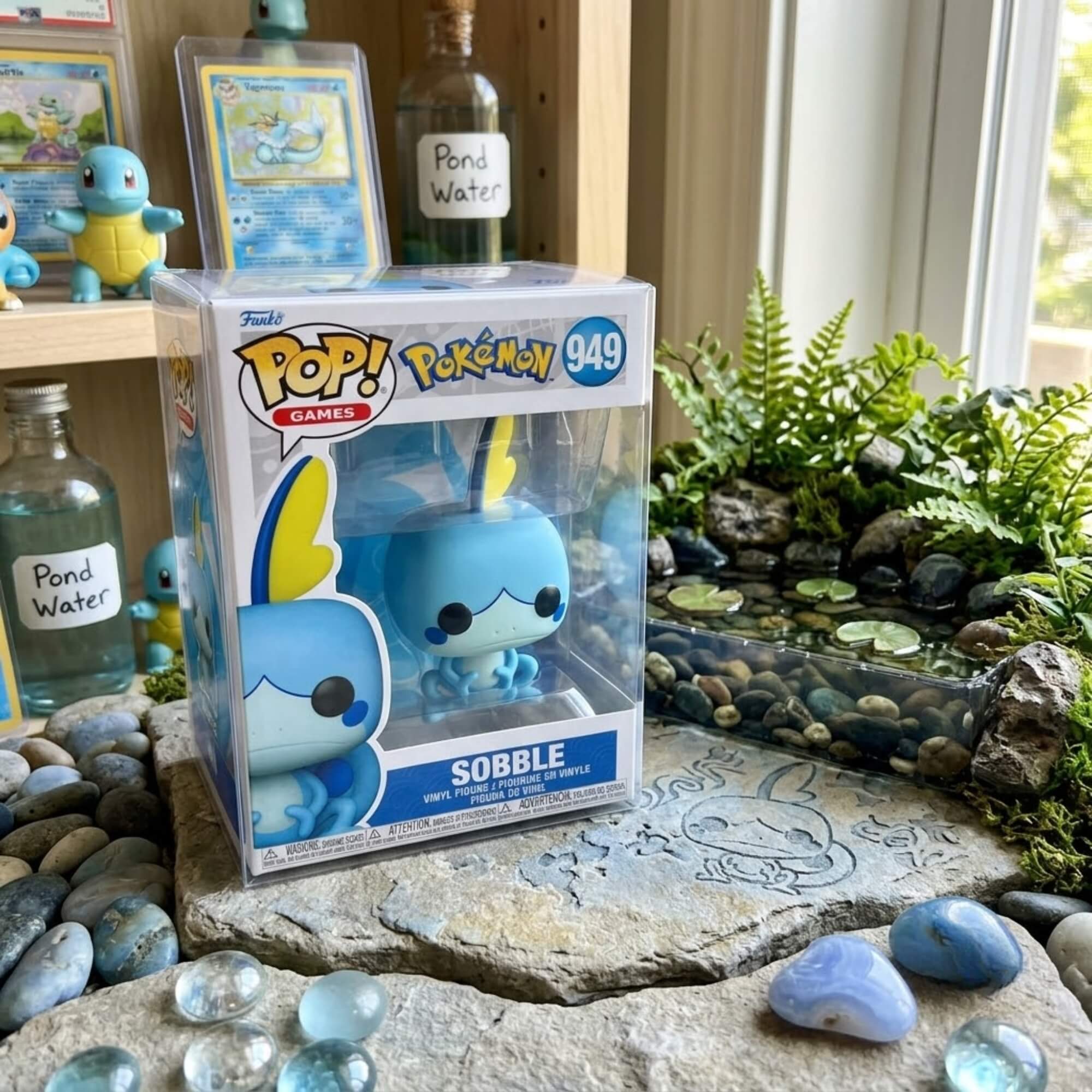 Boneco Funko Pop Pokémon Sobble Colecionável Candide - 11409