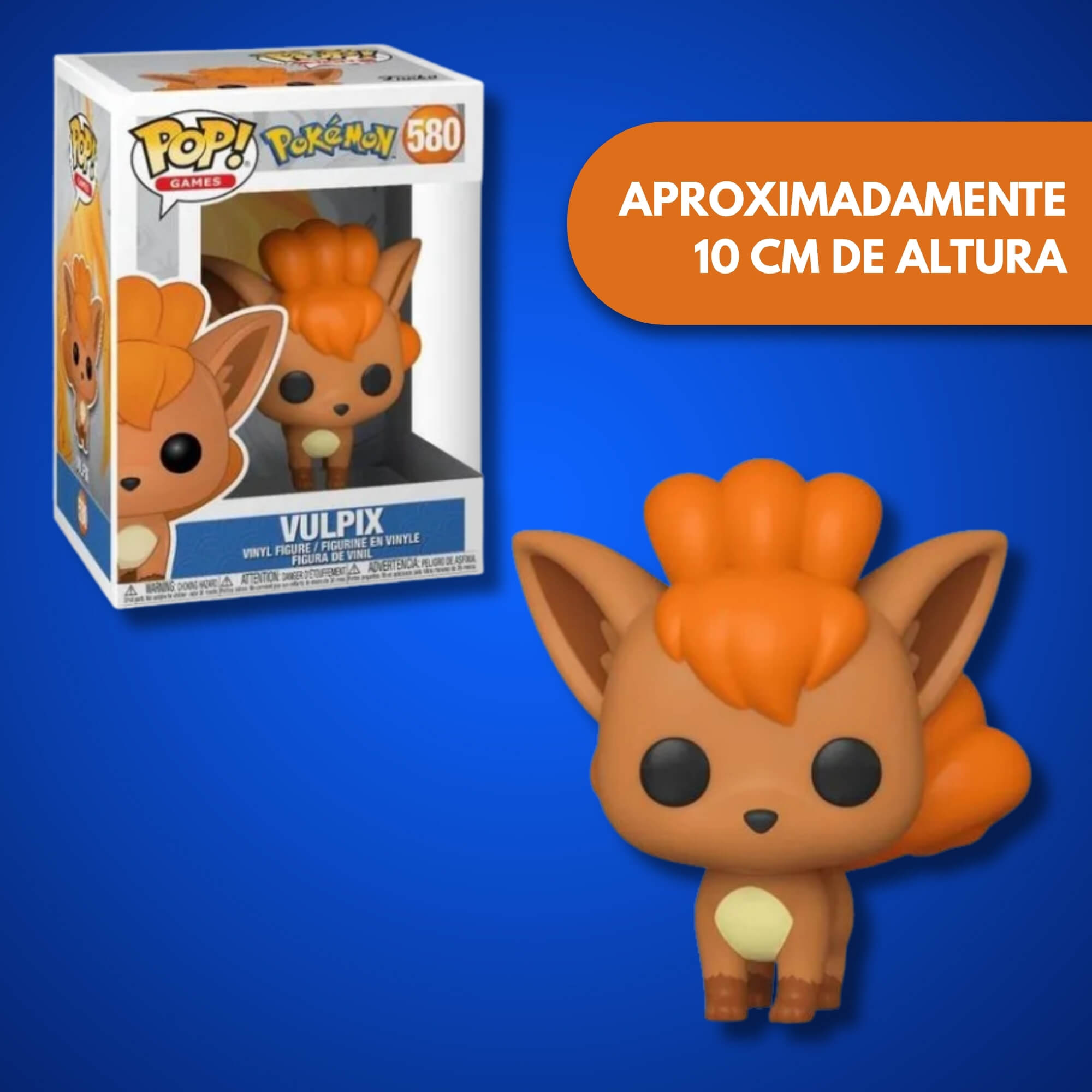 Boneco Colecionável Funko Pop! Pokemon - Vulpix Candide - 11586