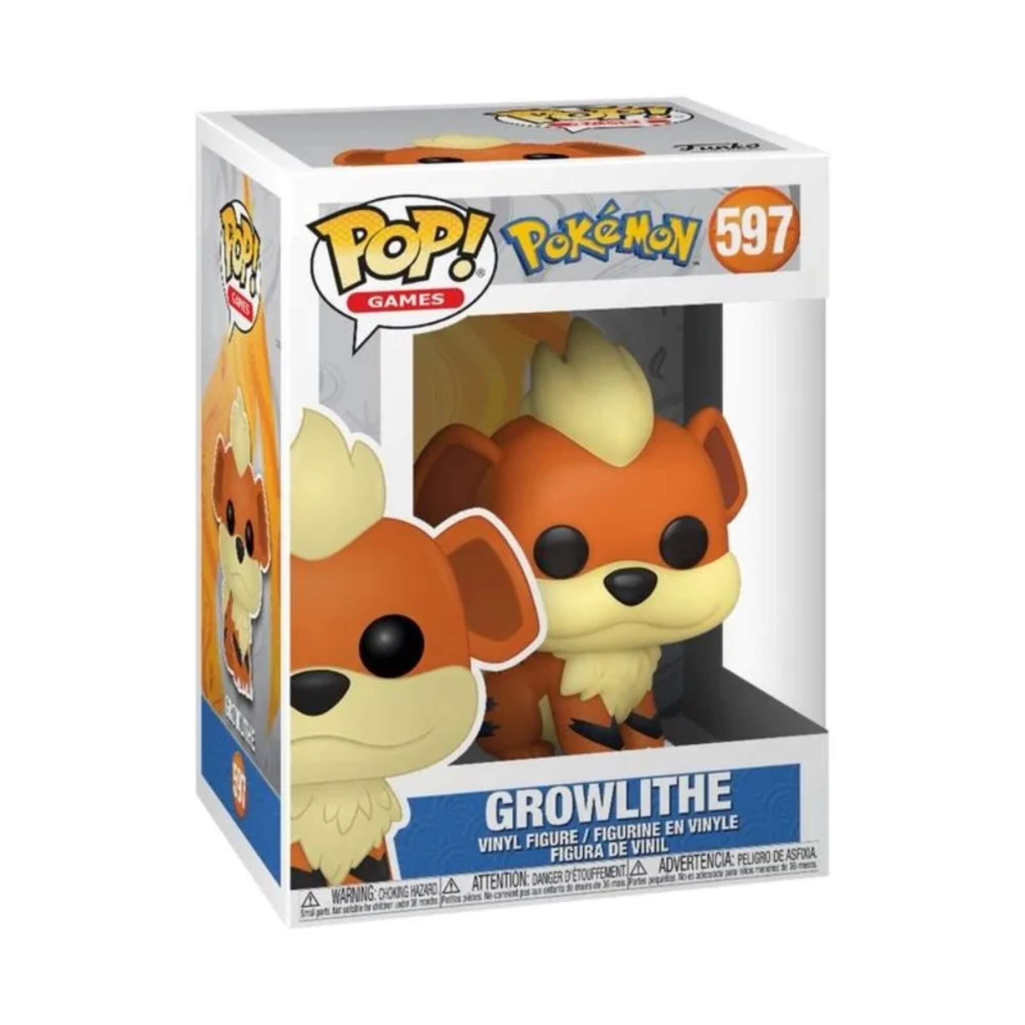 Boneco Colecionável Funko Pop! Pokemon - Growlithe Candide - 11587