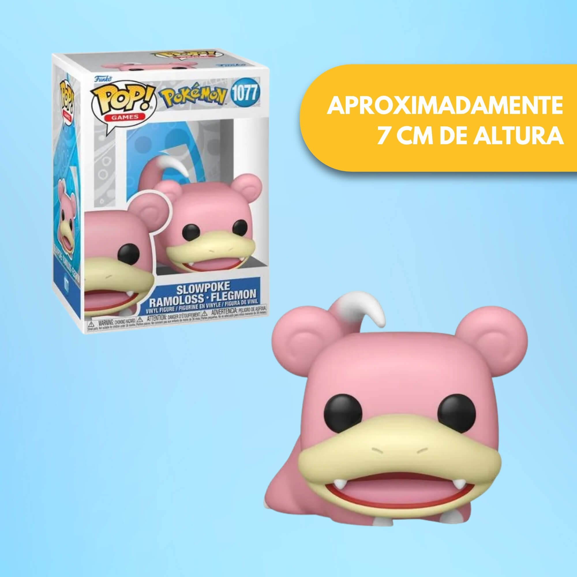 Boneco Colecionável Funko Pop! Pokemon - Slowpoke Candide - 12209
