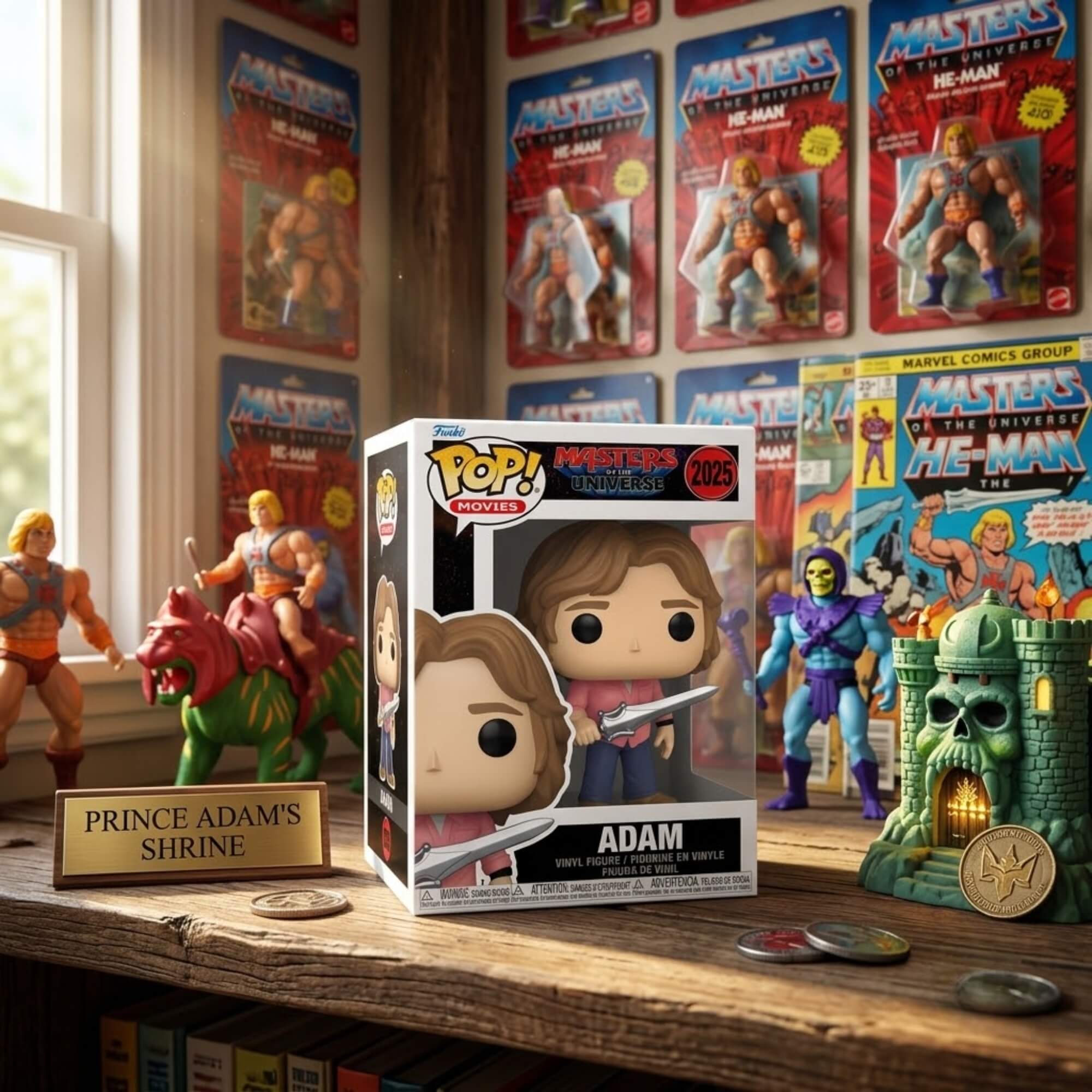 Boneco Funko Pop Mestres Do Universo Live Action Adam Colecionável Candide - 13001