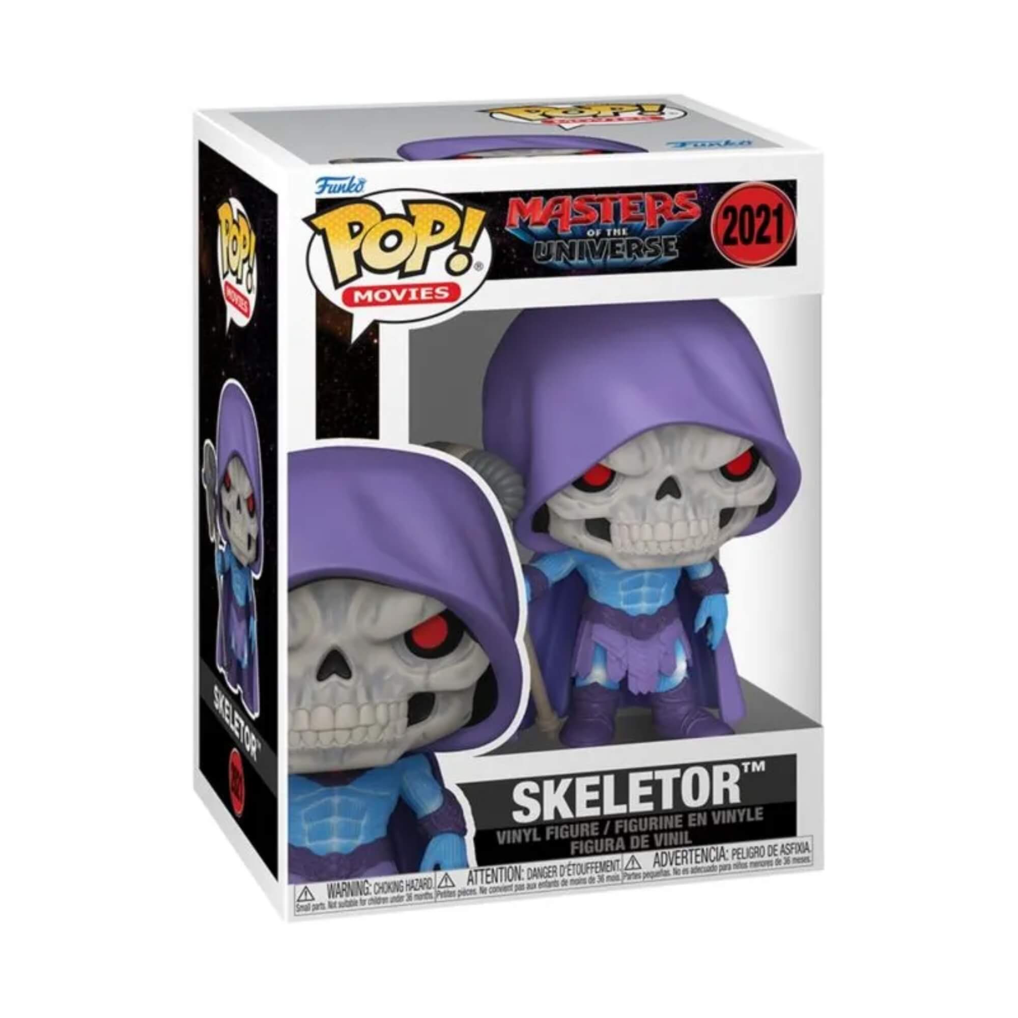 Boneco Funko Pop Mestres Do Universo Live Action Esqueleto Colecionável Candide - 12951