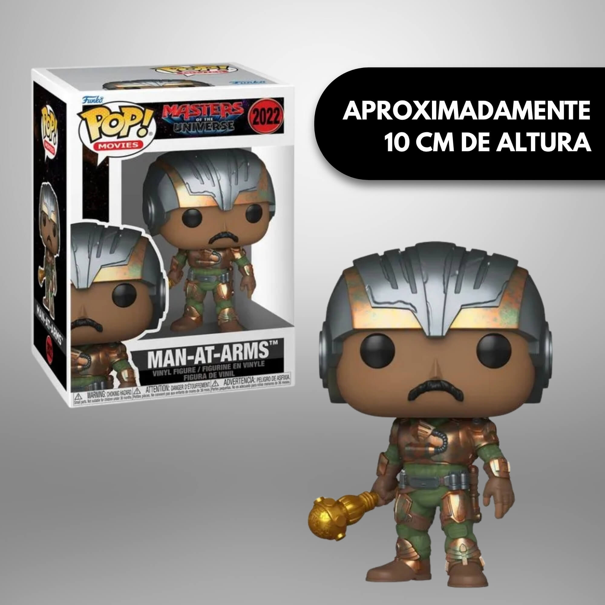 Boneco Colecionável Funko Pop! Mestres do Universo Live Action - Mentor Candide - 12952