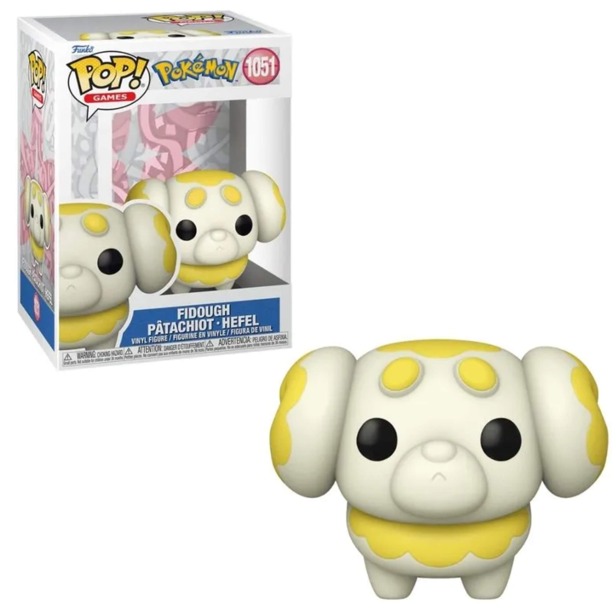 Boneco Funko Pop Pokémon Fidough Colecionável Candide - 12627