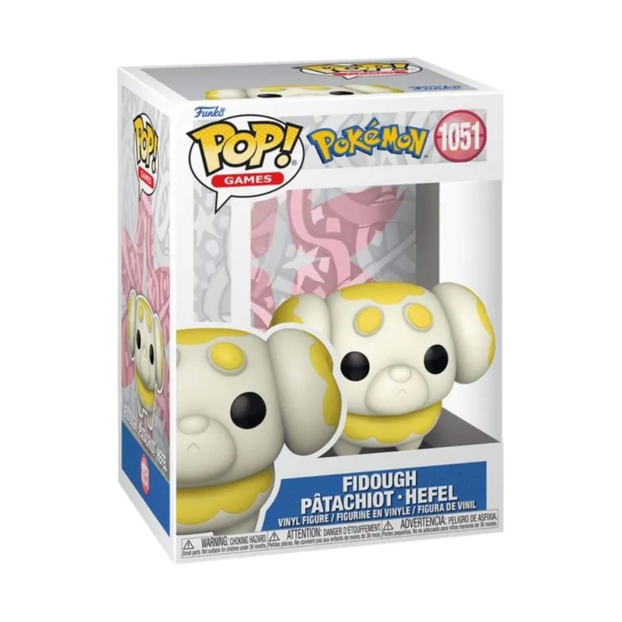 Boneco Funko Pop Pokémon Fidough Colecionável Candide - 12627
