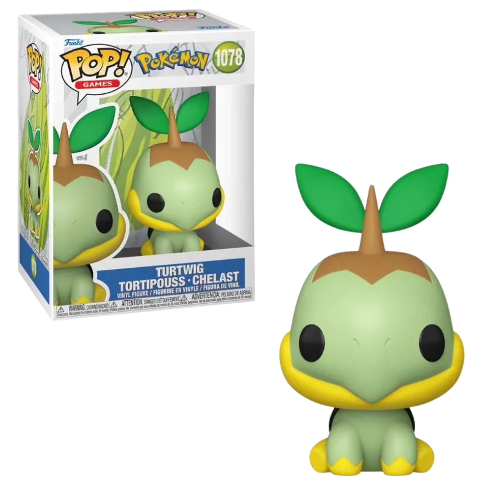 Boneco Funko Pop Pokémon Turtwig Figura Colecionável Candide - 12201