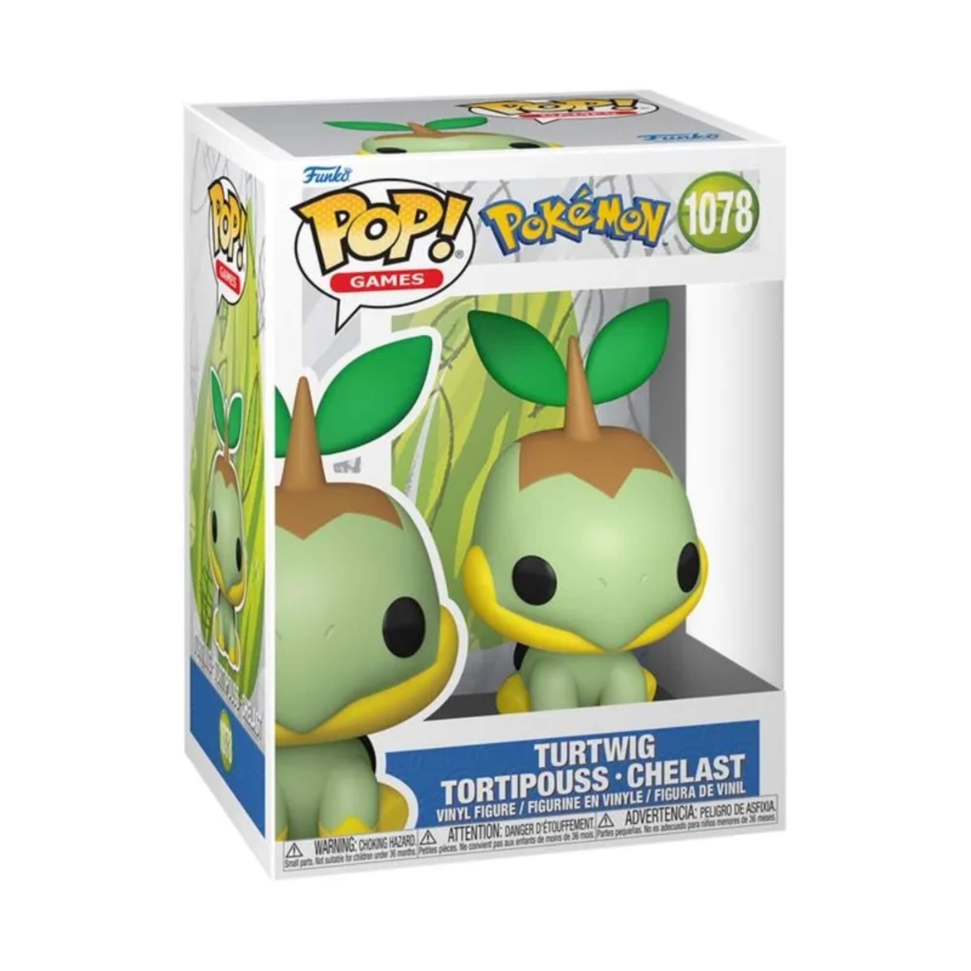 Boneco Funko Pop Pokémon Turtwig Figura Colecionável Candide - 12201